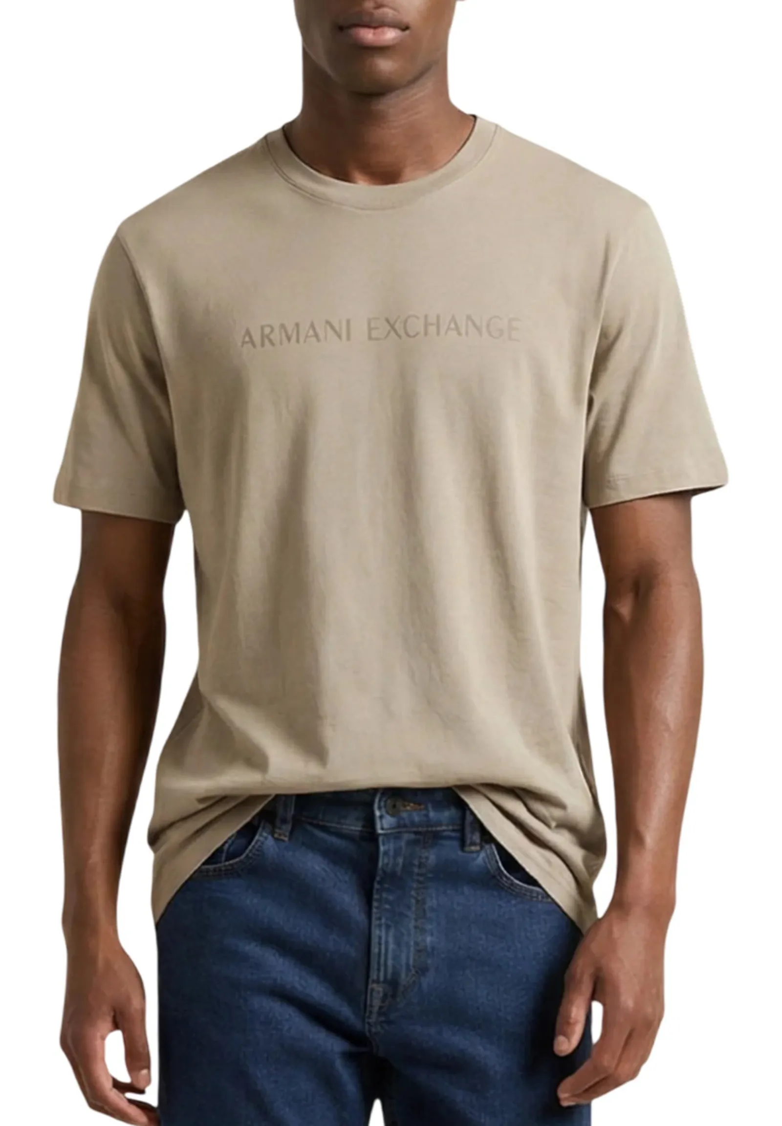 Armani Exchange T-Shirt Beige Xm002467Af10356 178971