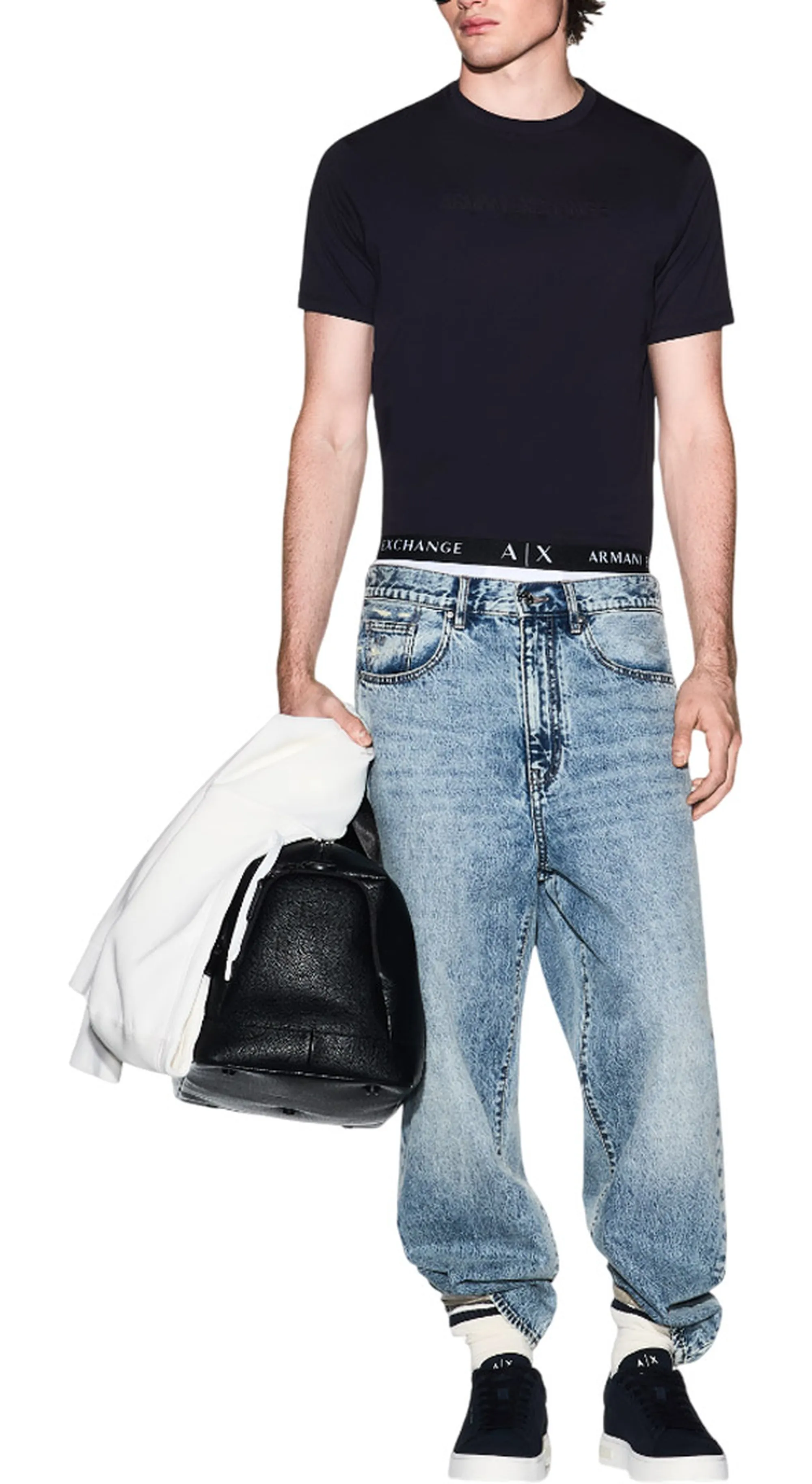 Armani Exchange B'T-Shirt' Blue Xm002467Af10356 179003