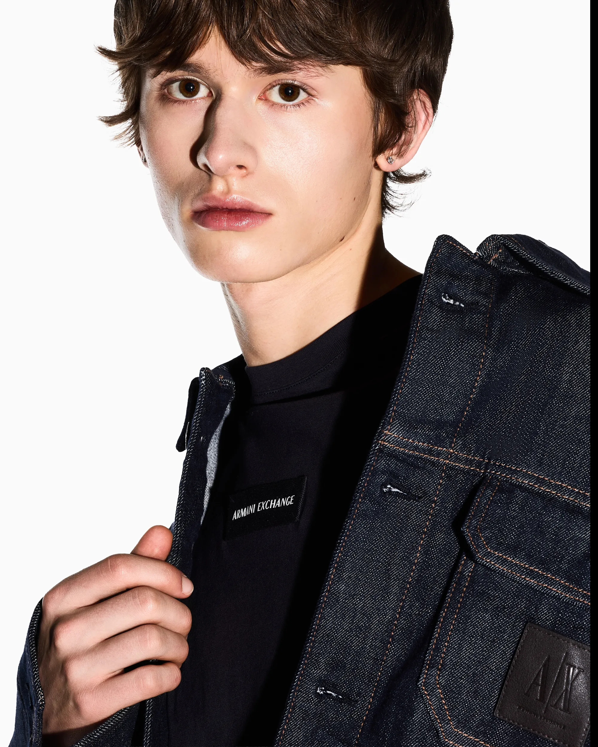 Armani Exchange T-Shirt Blu Xm002471Af10356 175005