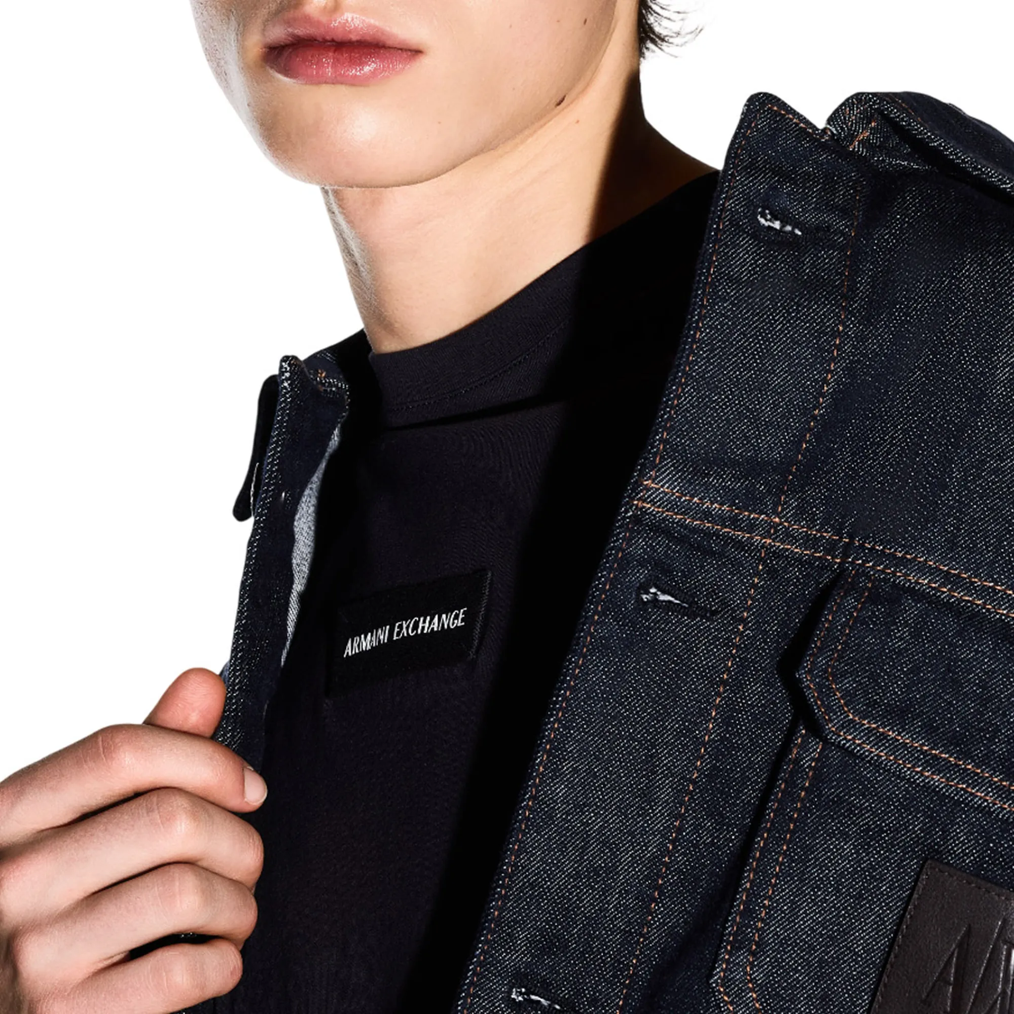 Armani Exchange B'T-Shirt' Blue Xm002471Af10356 179010