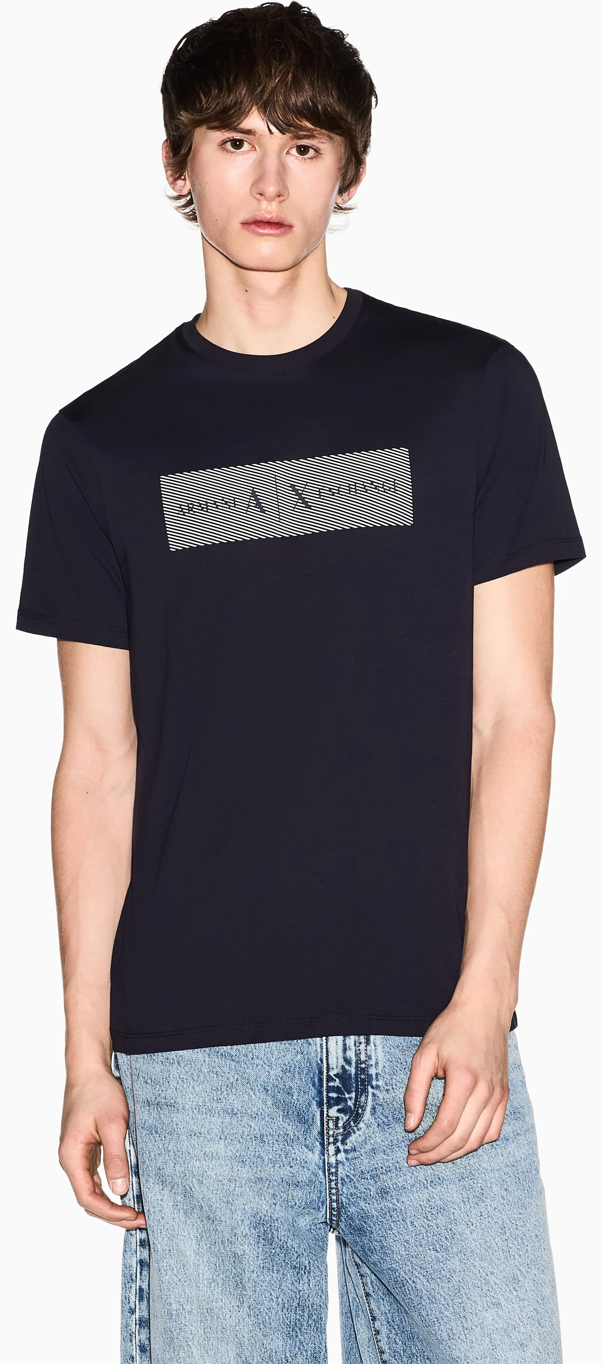 Armani Exchange T-Shirt Blu Xm002472Af10356 175008