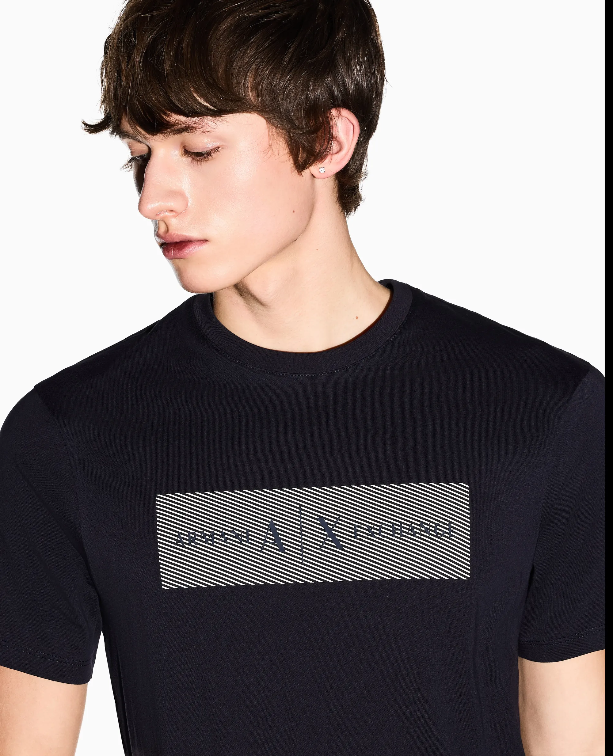 Armani Exchange T-Shirt Blu Xm002472Af10356 175009