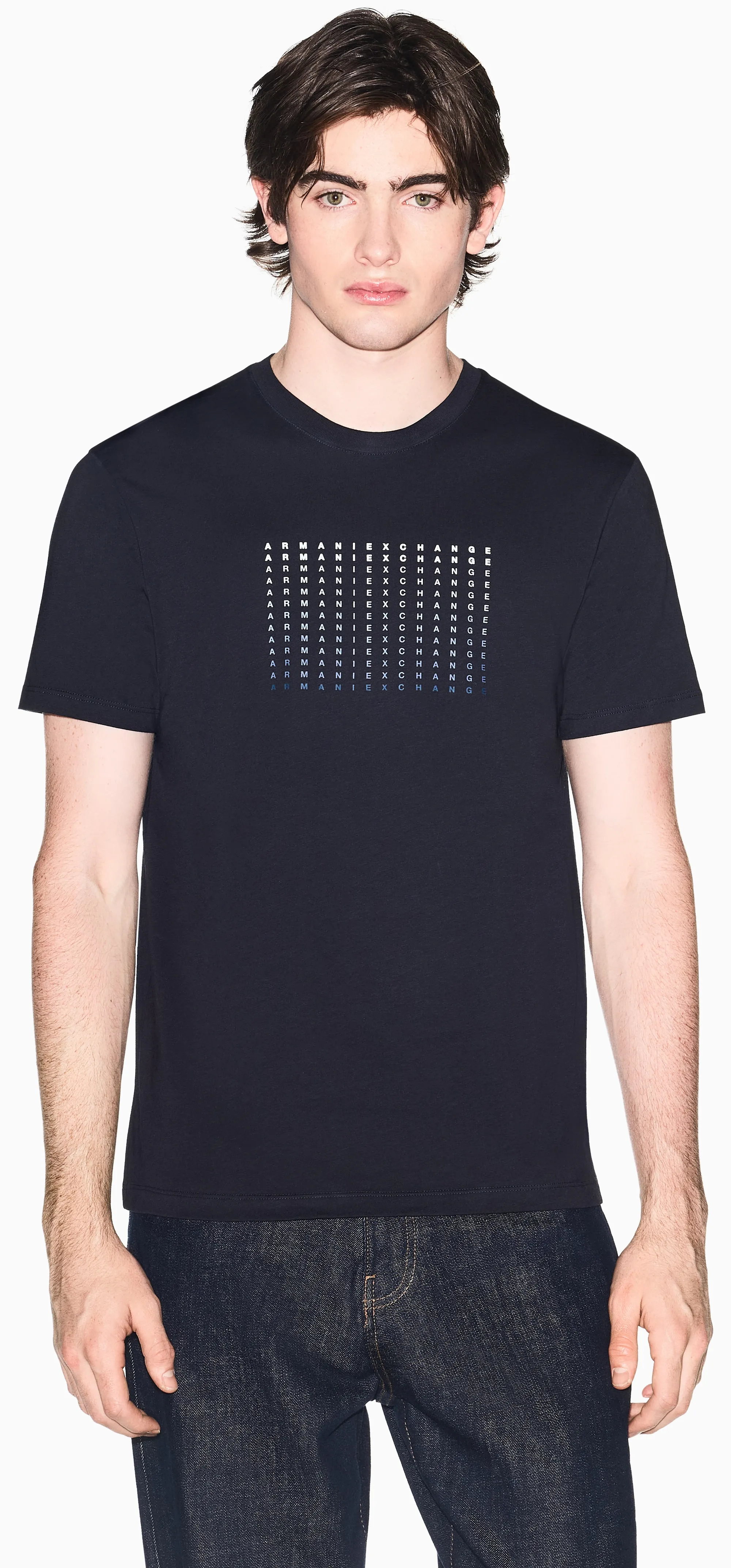 Armani Exchange T-Shirt Blu Xm002519Af10334 175057