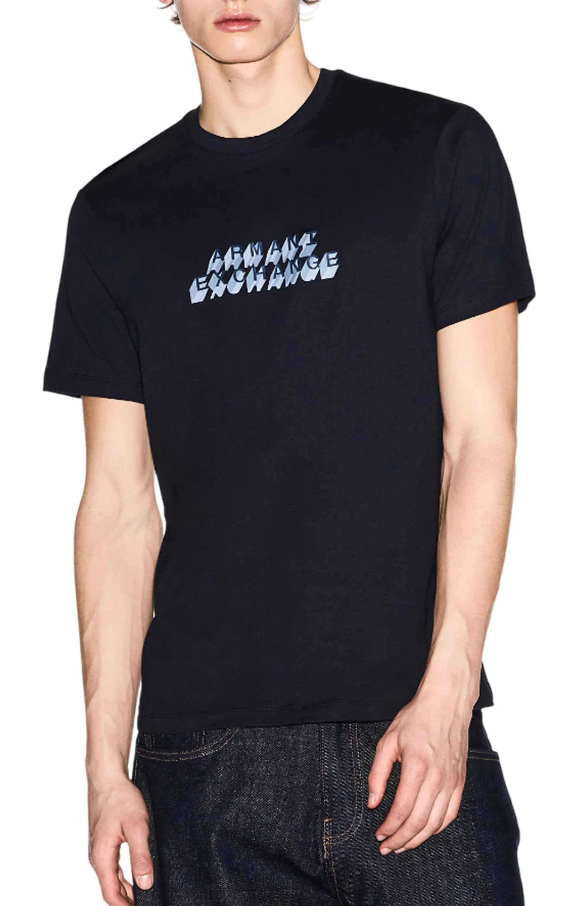 Armani Exchange B'T-Shirt' Blue Xm002779Af10358 179205