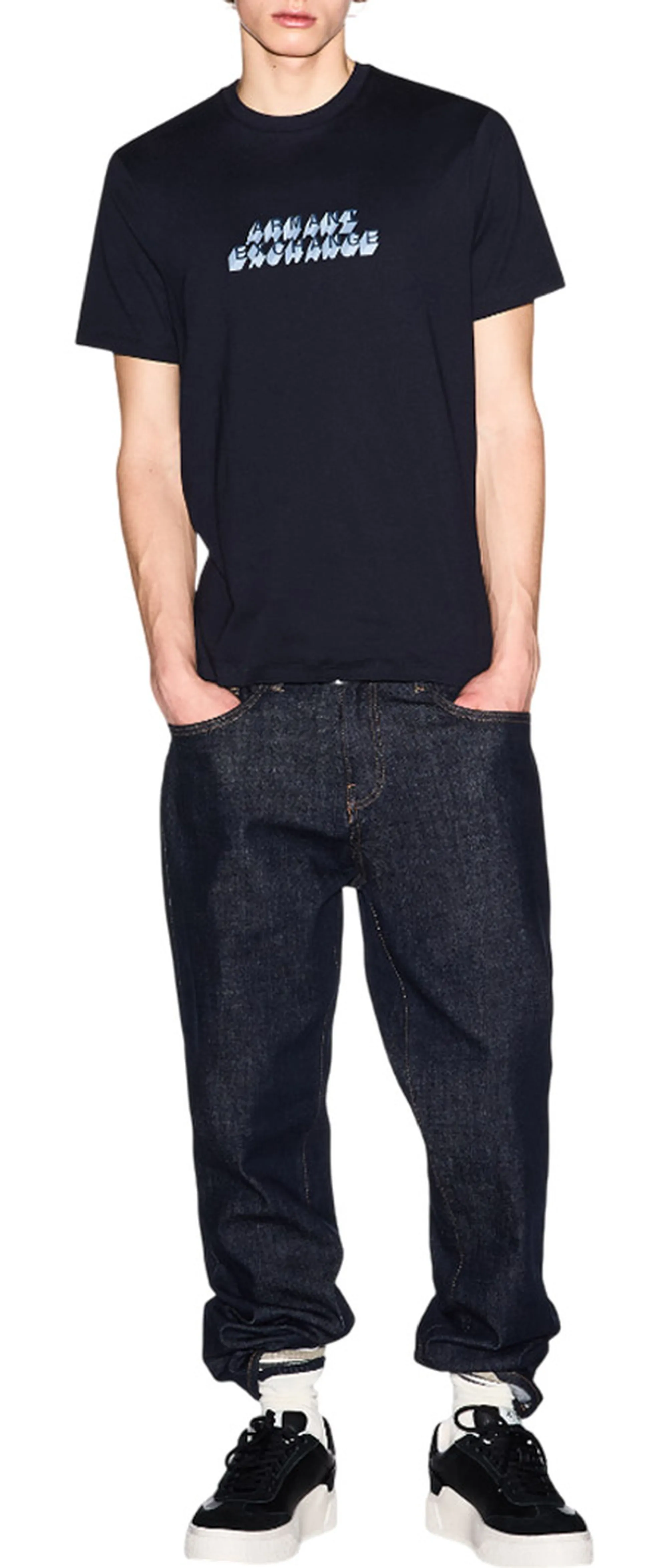 Armani Exchange B'T-Shirt' Blue Xm002779Af10358 179207