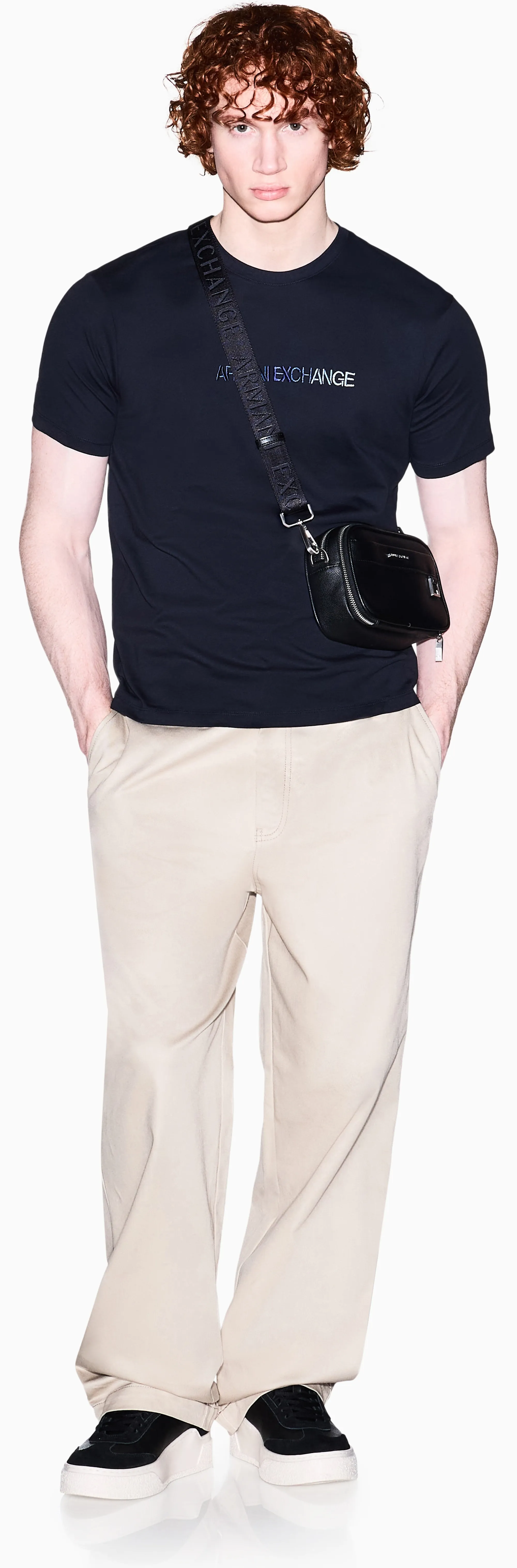 Armani Exchange T-Shirt Blu Xm002785Af10358 175089