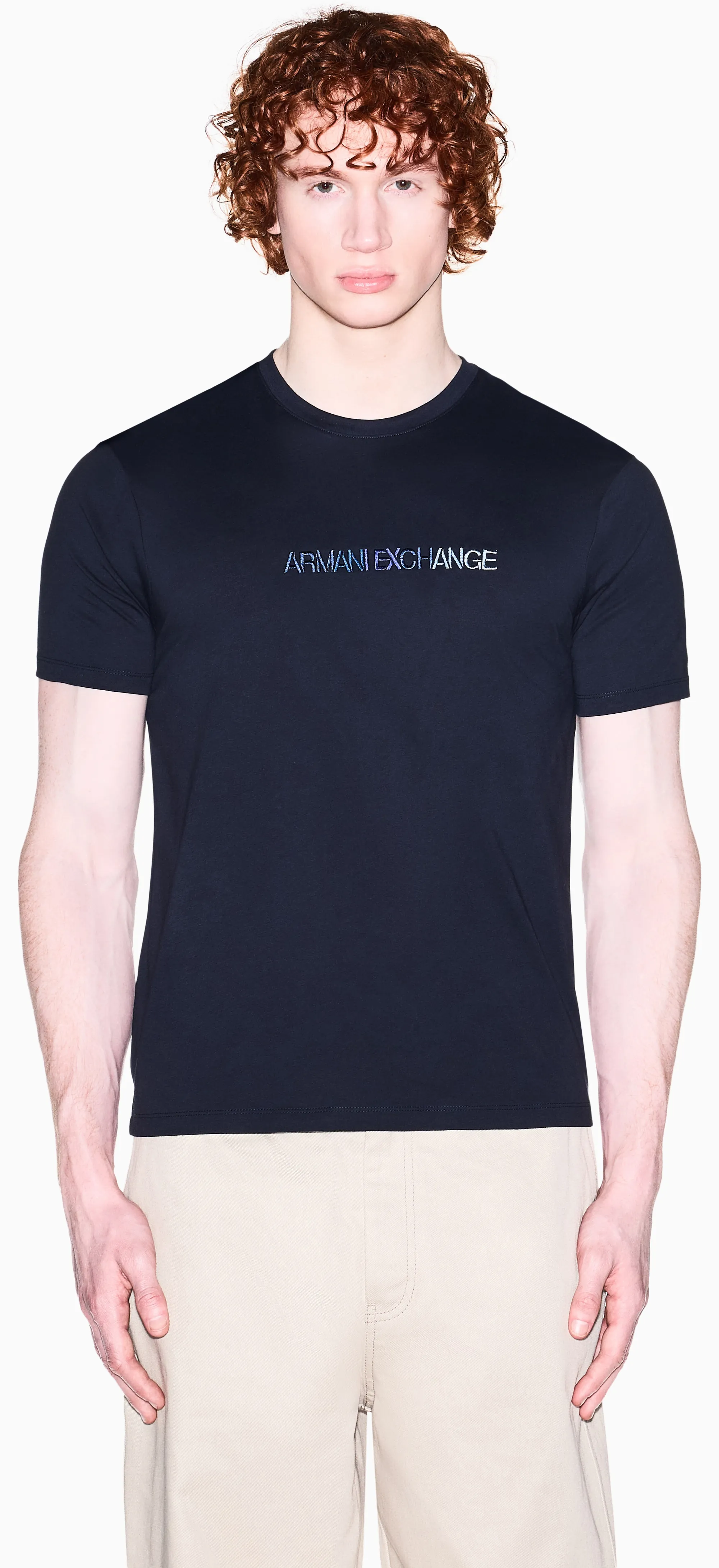 Armani Exchange T-Shirt Blu Xm002785Af10358 175091