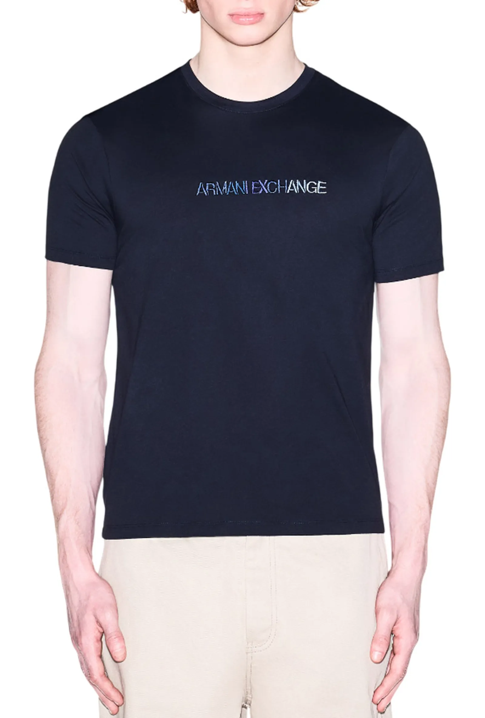 Armani Exchange T-Shirt Blu Xm002785Af10358 179213