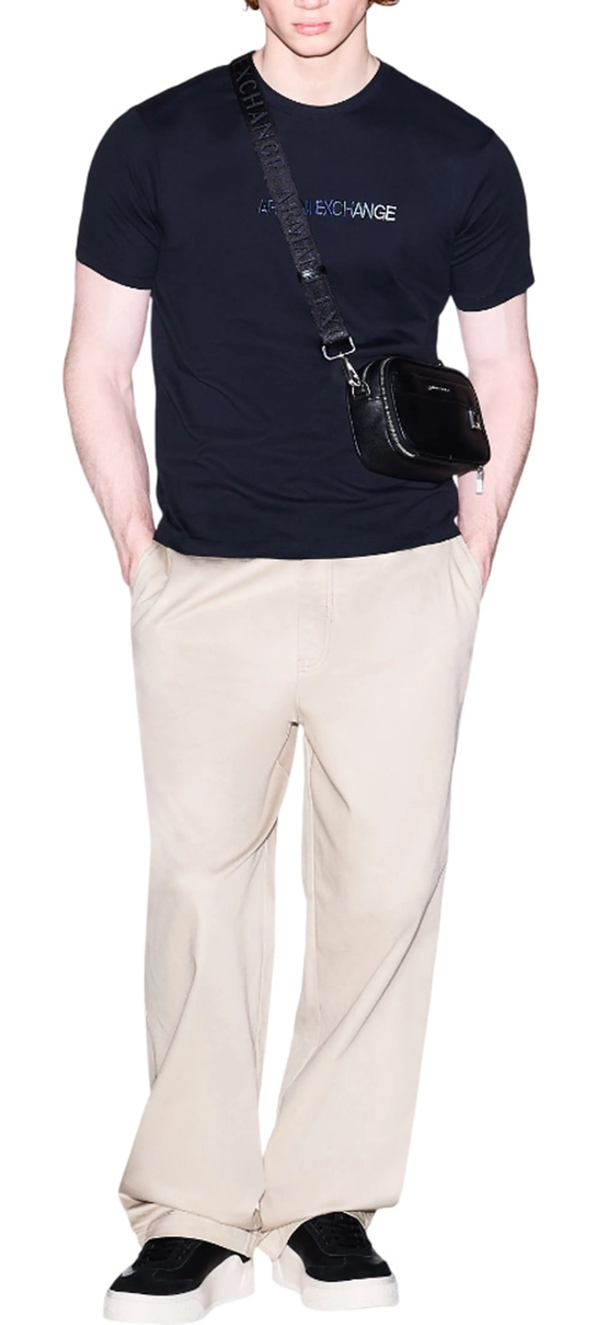 Armani Exchange B'T-Shirt' Blue Xm002785Af10358 179215