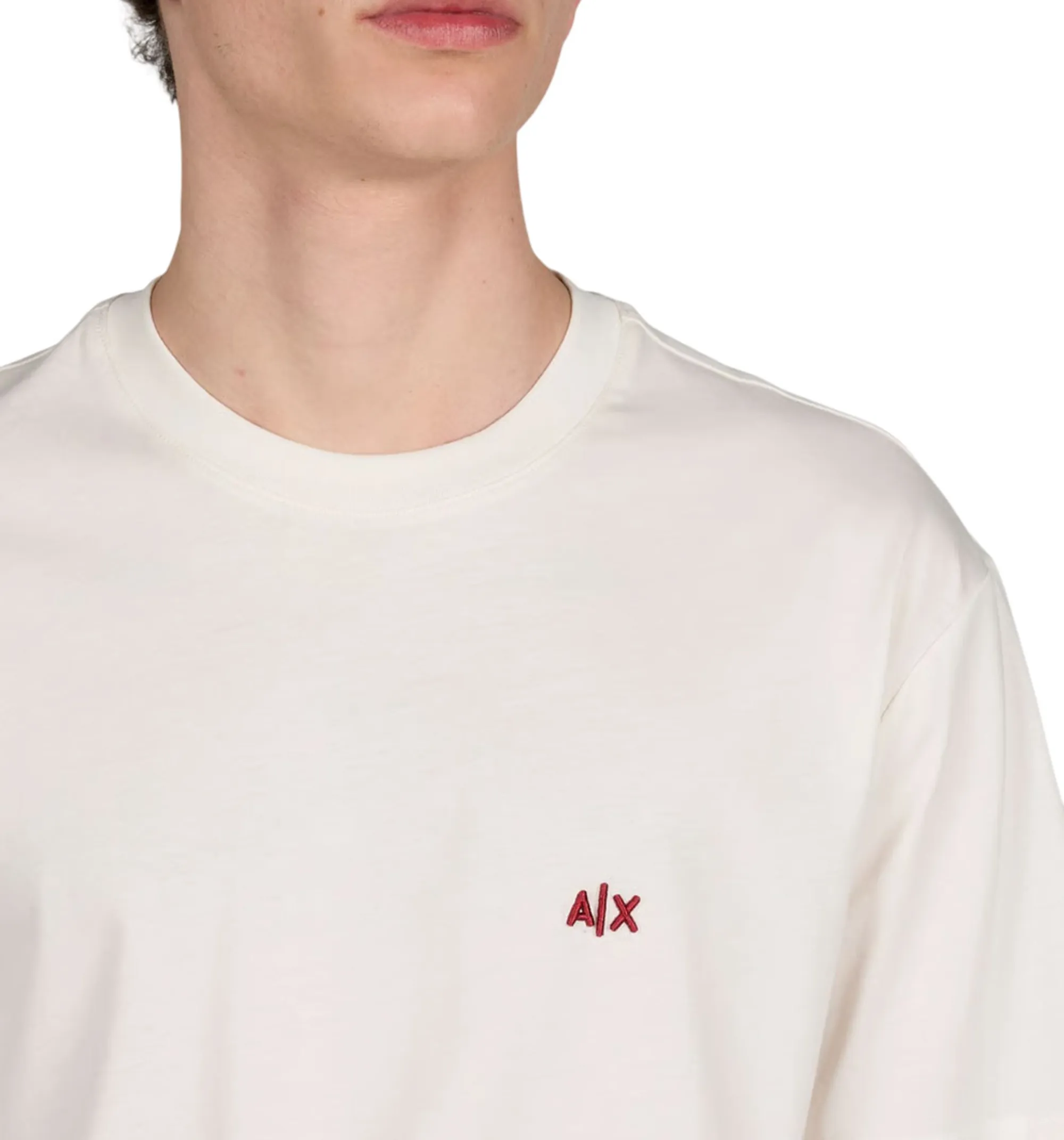 Armani Exchange B'T-Shirt' Cream Xm001568Af10358 178441