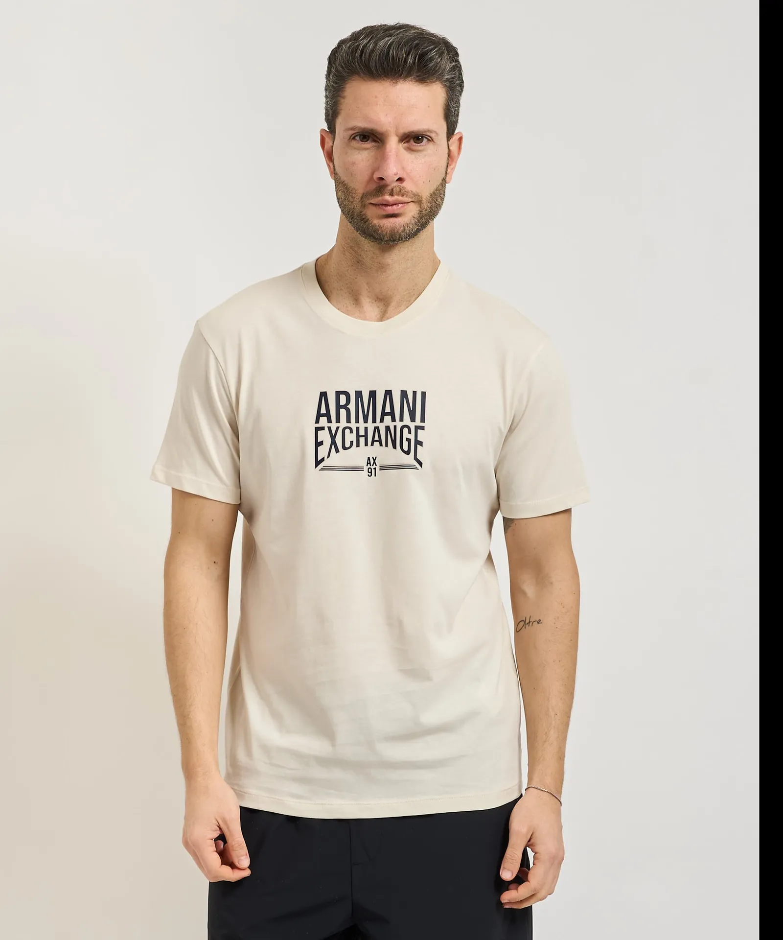 Armani Exchange T-Shirt Crema Xm002452Af10334 174972