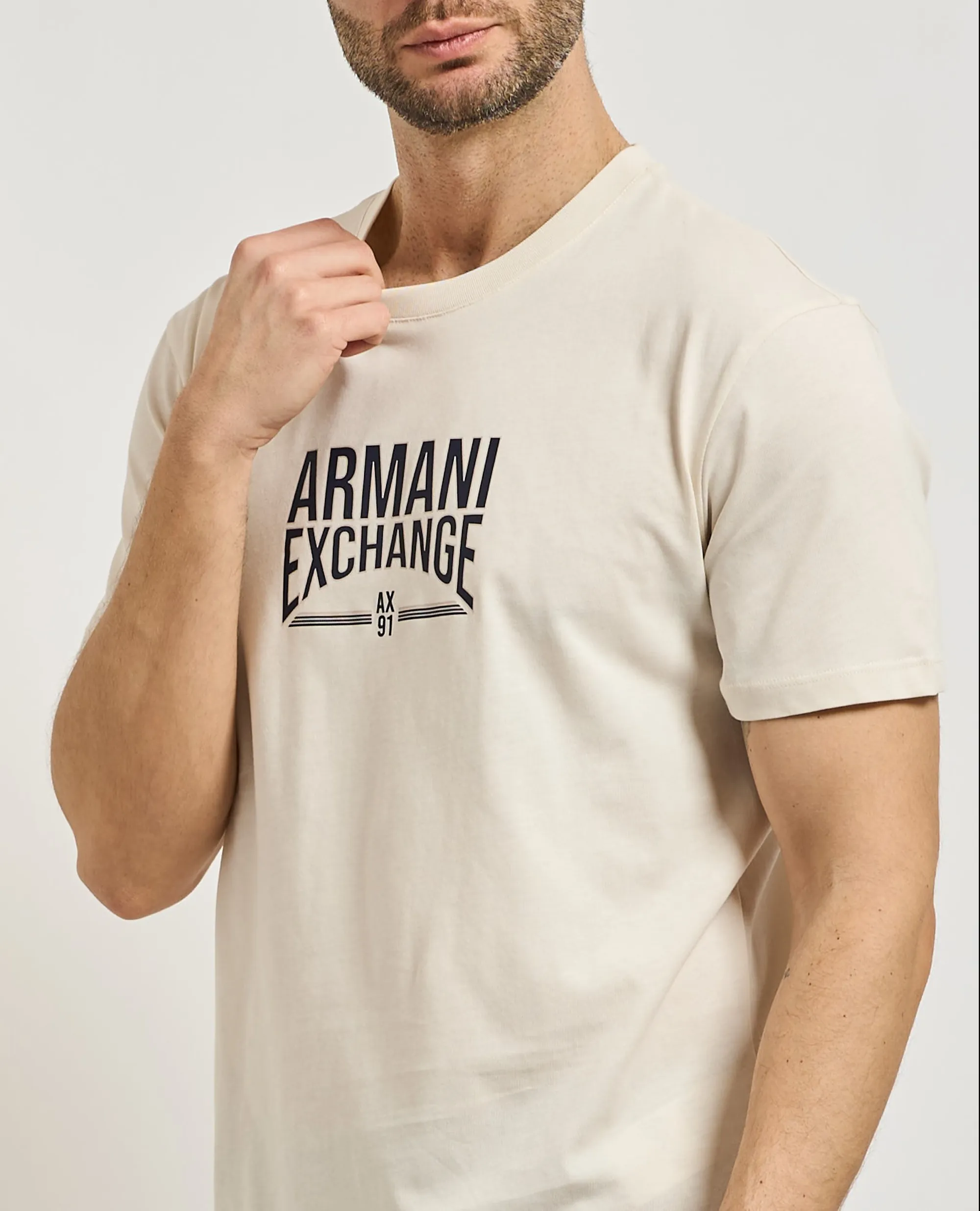 Armani Exchange T-Shirt Crema Xm002452Af10334 174973