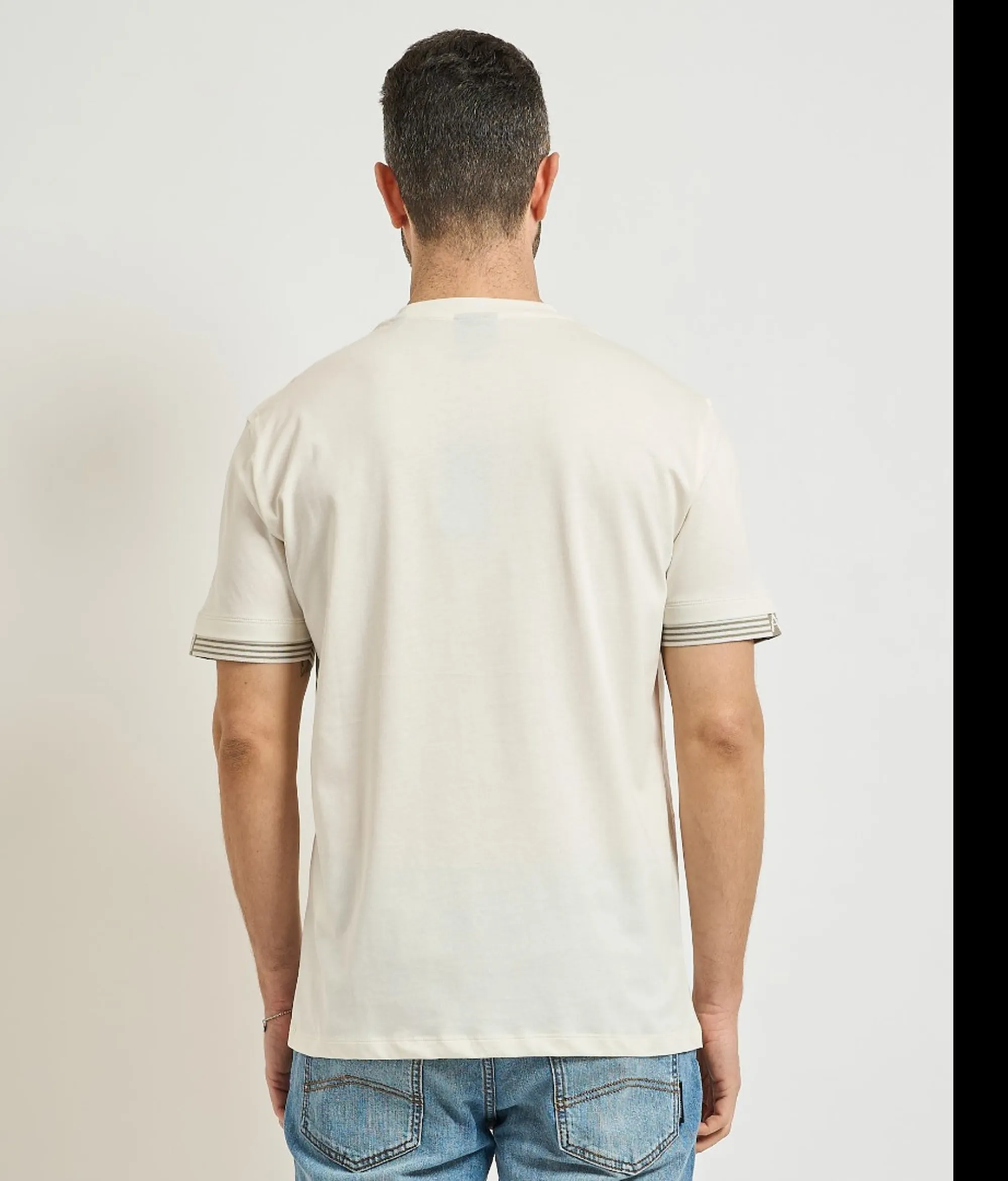 Armani Exchange B'T-Shirt ' Cream Xm002493Af10356 181346