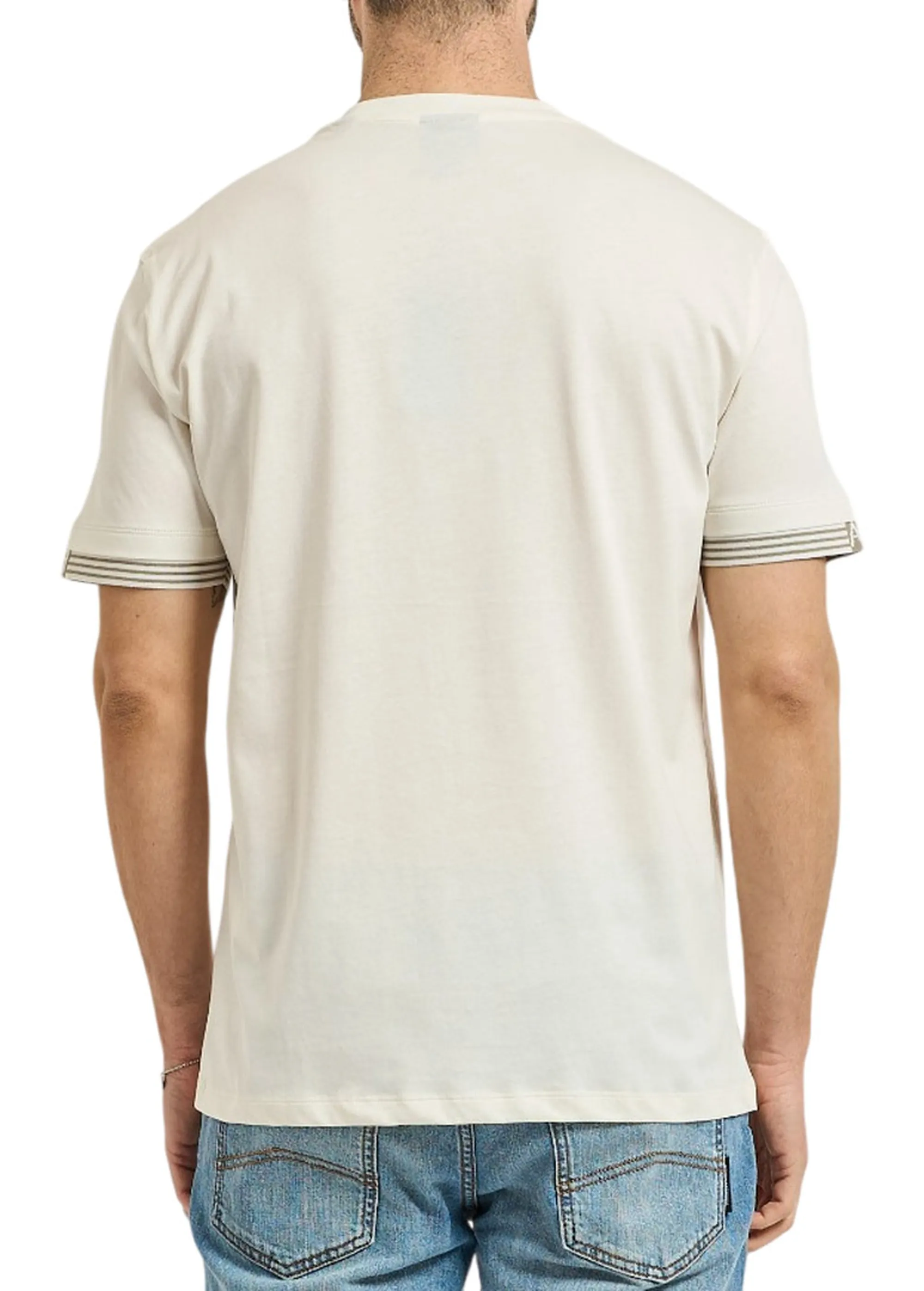 Armani Exchange B'T-Shirt ' Cream Xm002493Af10356 181396