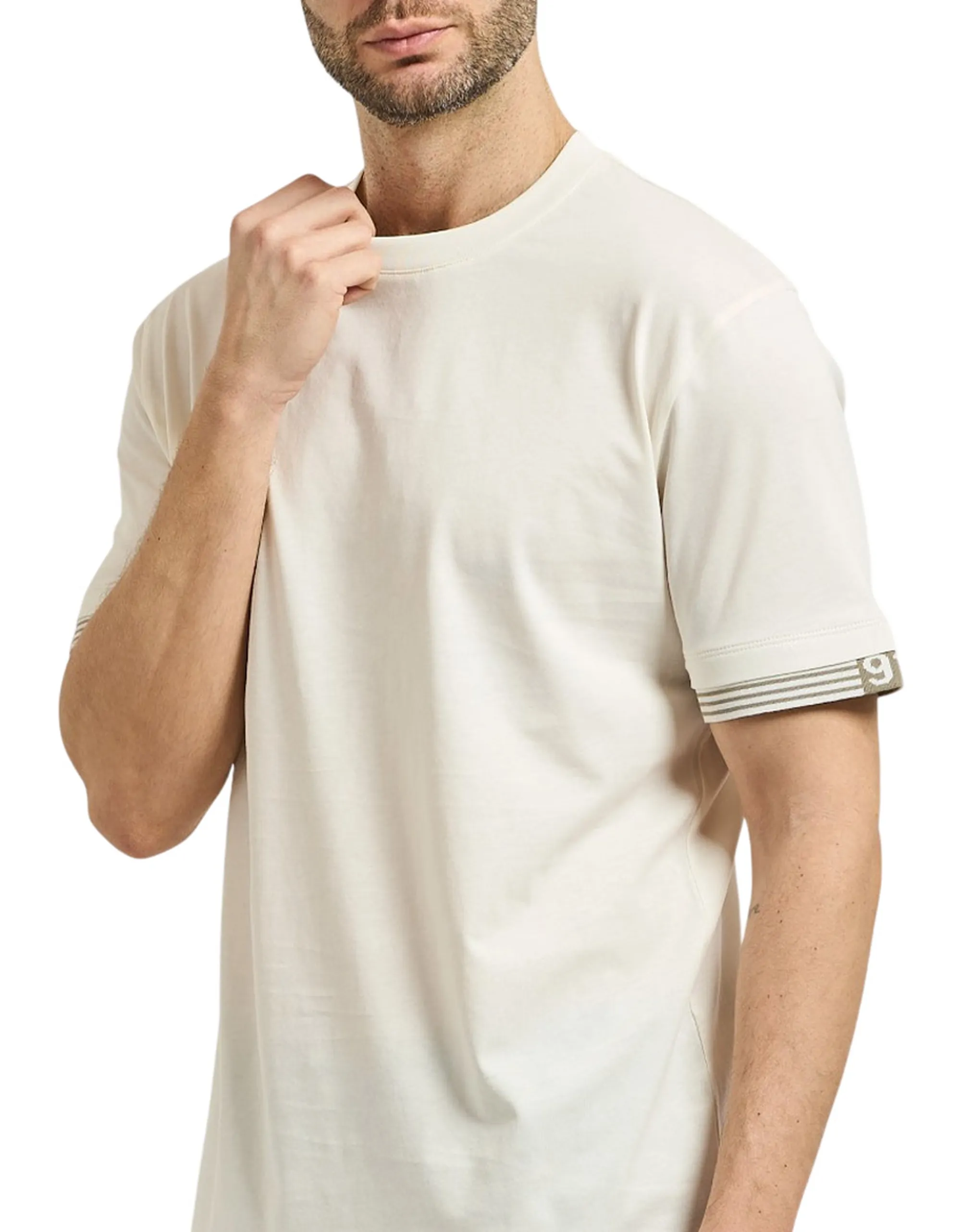 Armani Exchange B'T-Shirt ' Cream Xm002493Af10356 181398