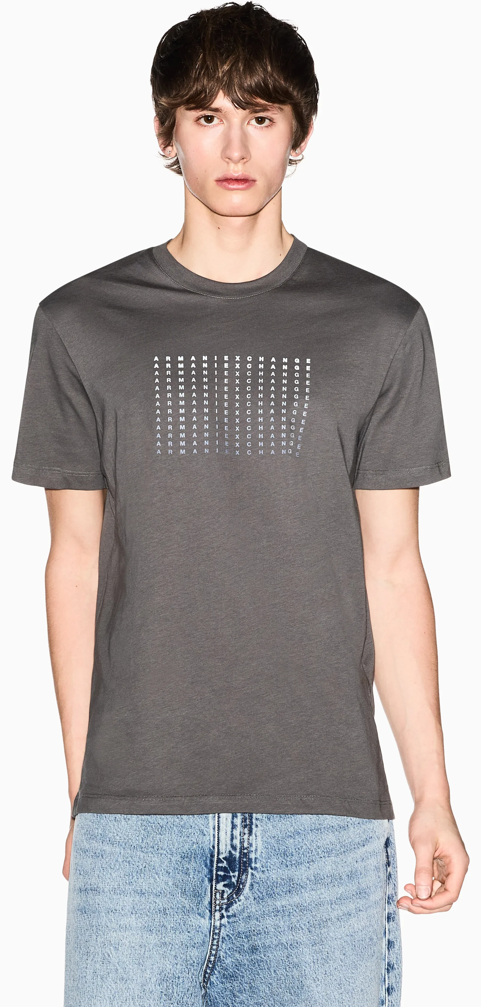 Armani Exchange T-Shirt Grigio Xm002519Af10334 175061