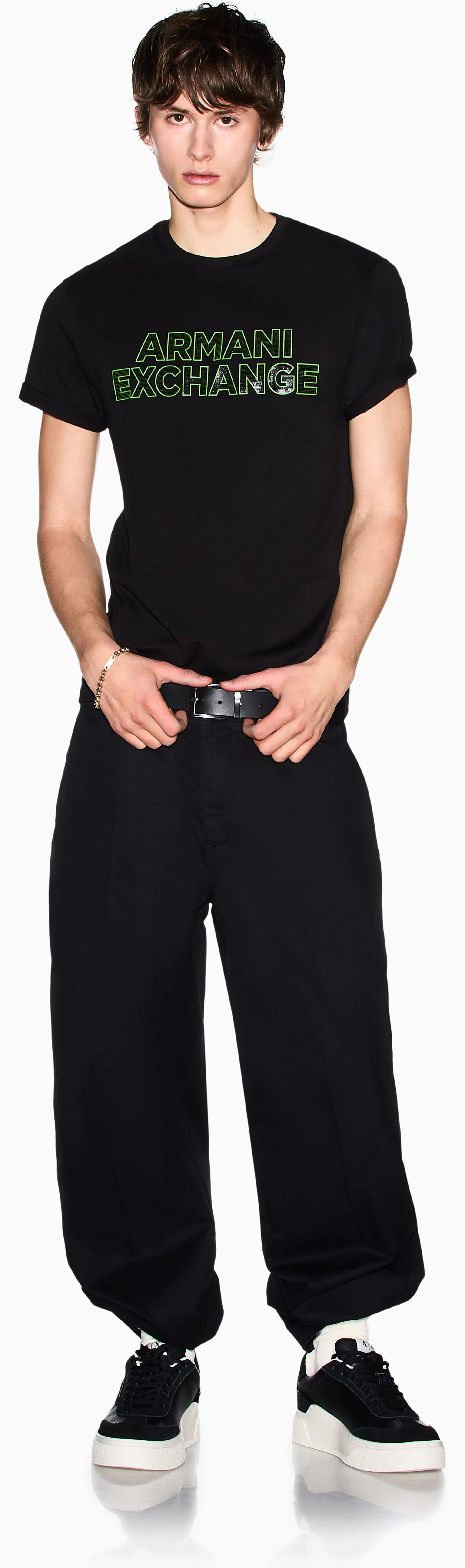 Armani Exchange T-Shirt Nero Xm002413Af10361 175151