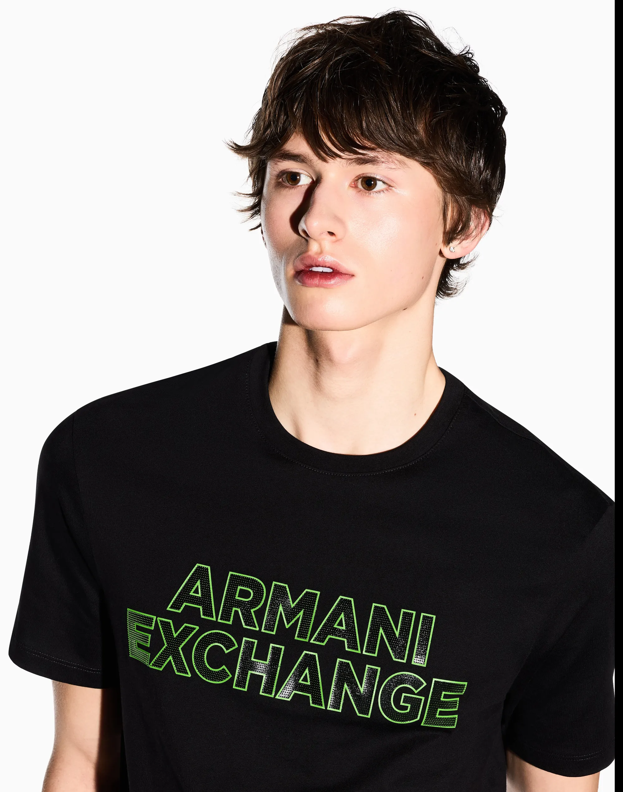 Armani Exchange T-Shirt Nero Xm002413Af10361 175153