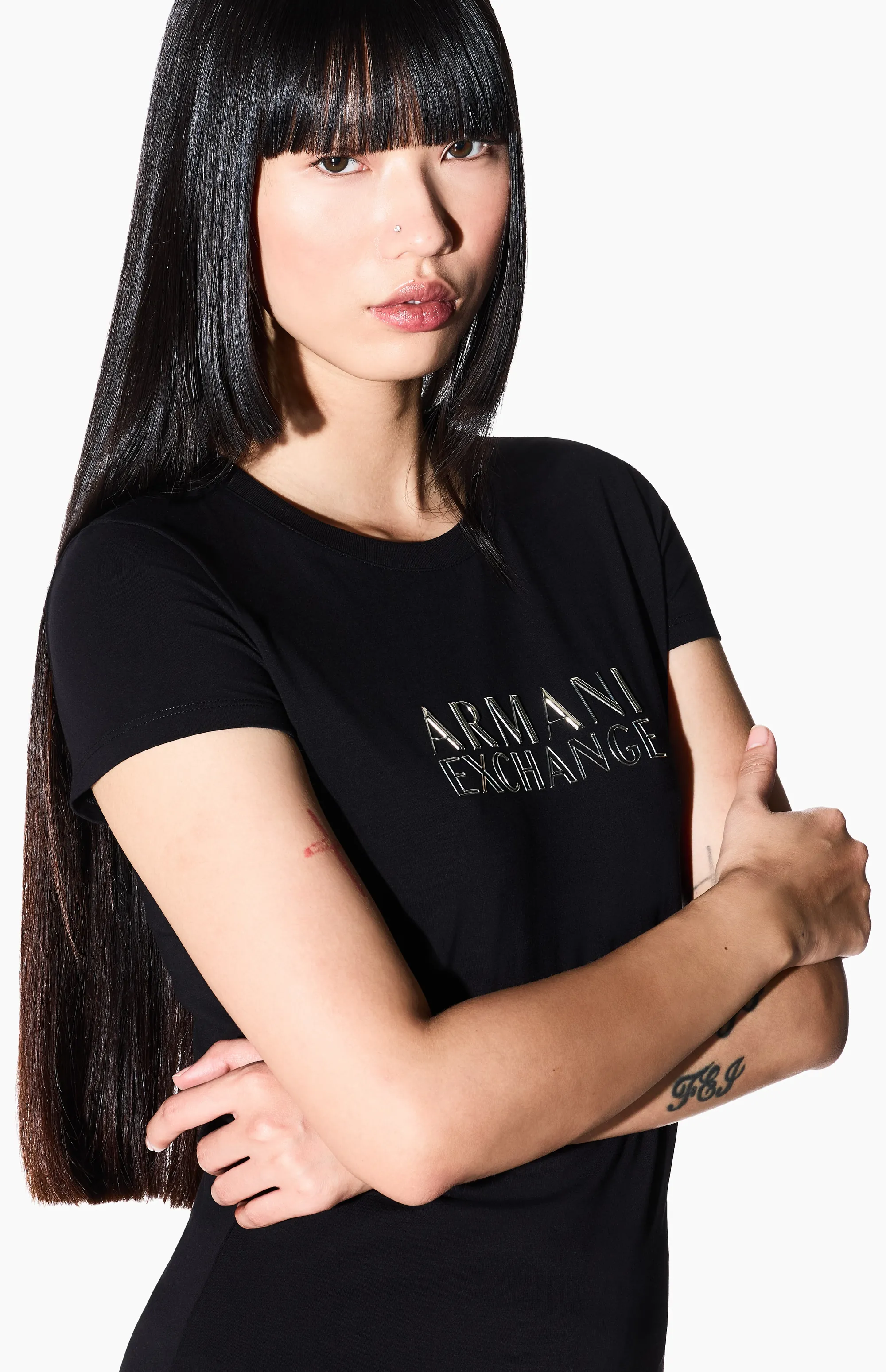 Armani Exchange T-Shirt Nero Xw001837Af16294 175217