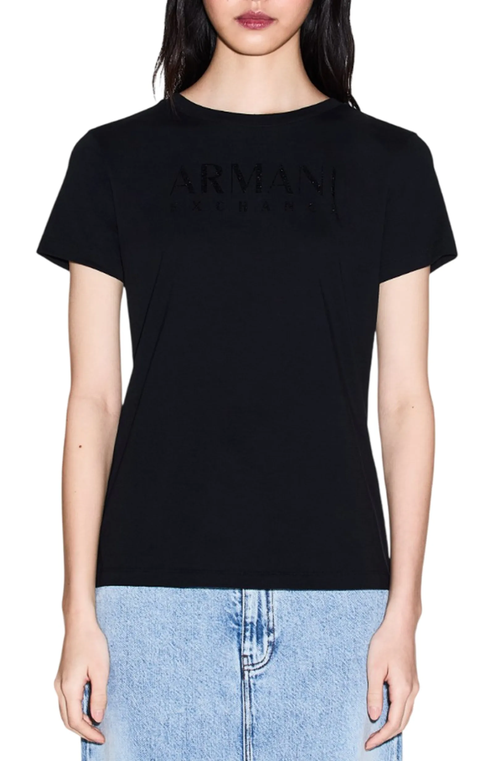 Armani Exchange T-Shirt Nero Xw002294Af17172 175794