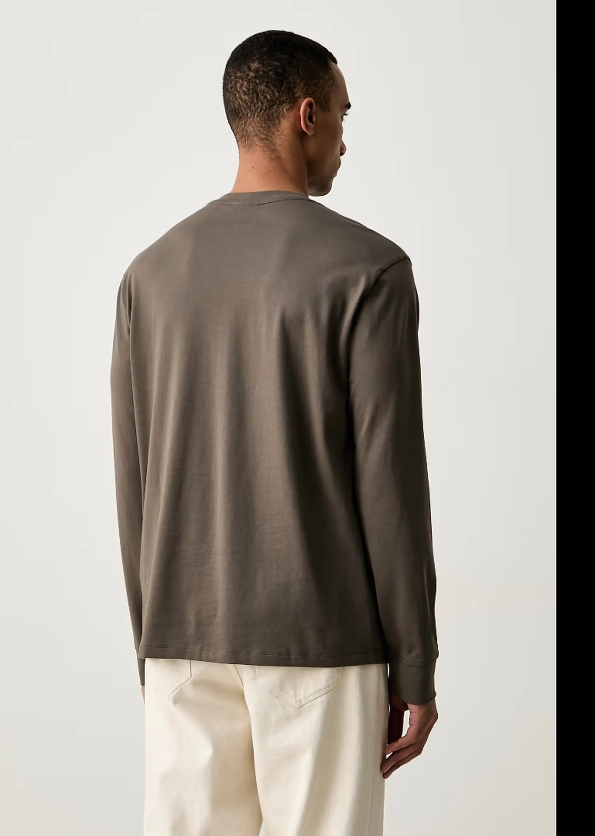 Armani Exchange B'Long Sleeved T-Shirt' Light Brown Xm003076Af10361 193299