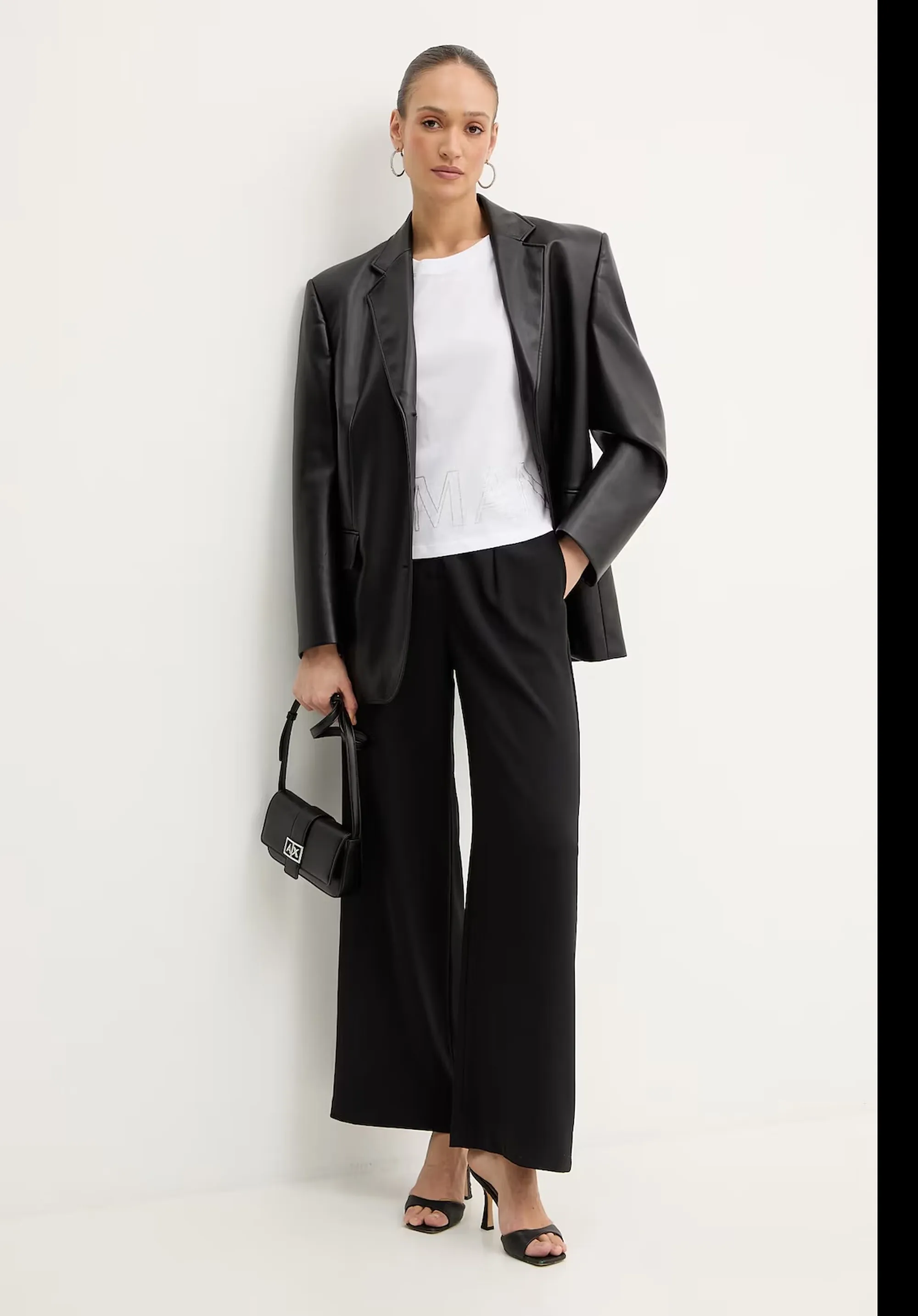 Armani Exchange T-Shirt Cropped Bianco Xw001709Af17172 175192