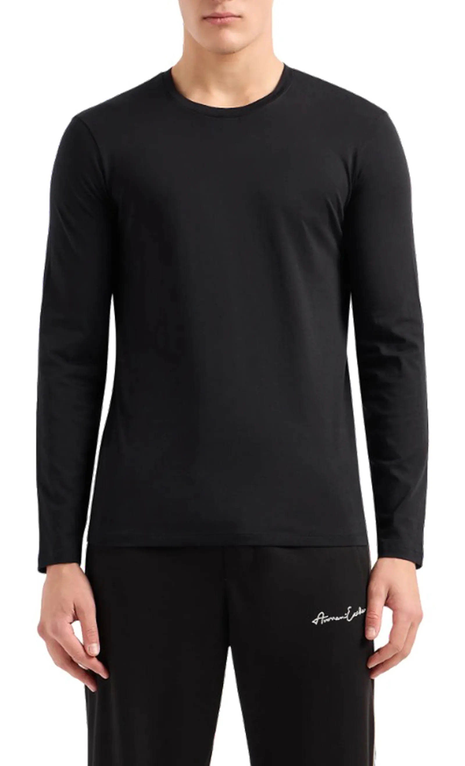 Armani Exchange T-Shirt Pima Nero 8Nzm77Zja5Z 130794