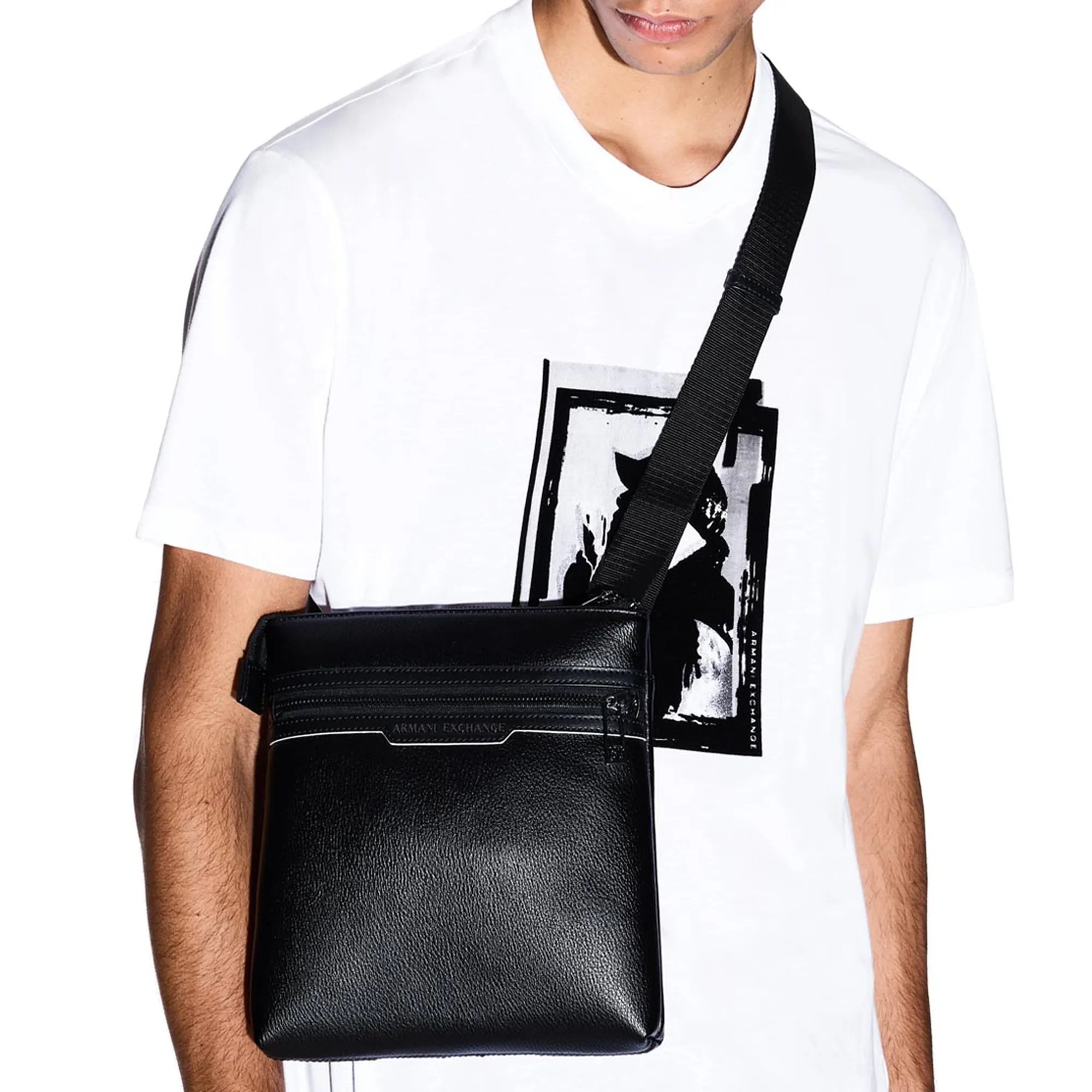 Armani Exchange B'Armani Exchange Shoulder Bag' Black Xm001603Af17205 162516