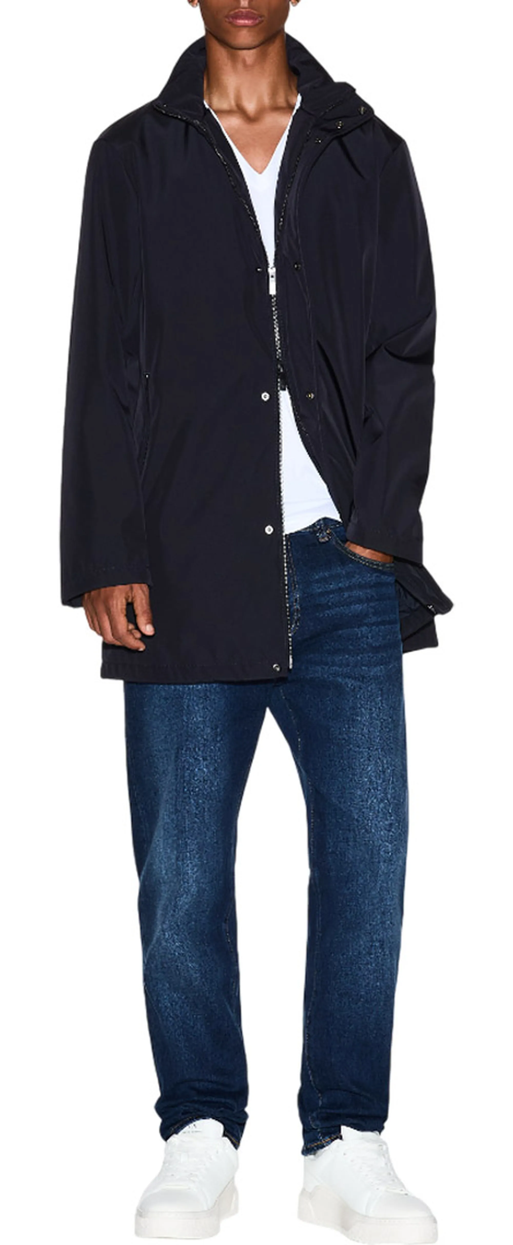 Armani Exchange B'Padded Trench Coat' Blu Xm001578Af16926 162474