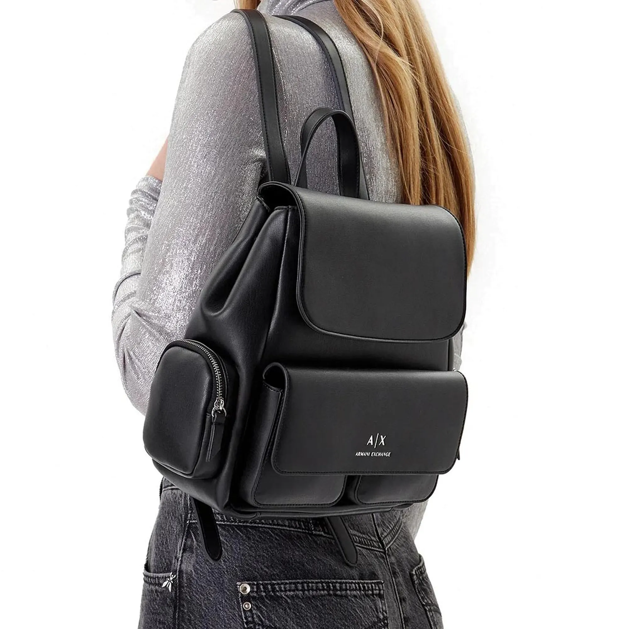 Armani Exchange B'Armani Exchange Backpack' Black Xw001923Af12589 162645