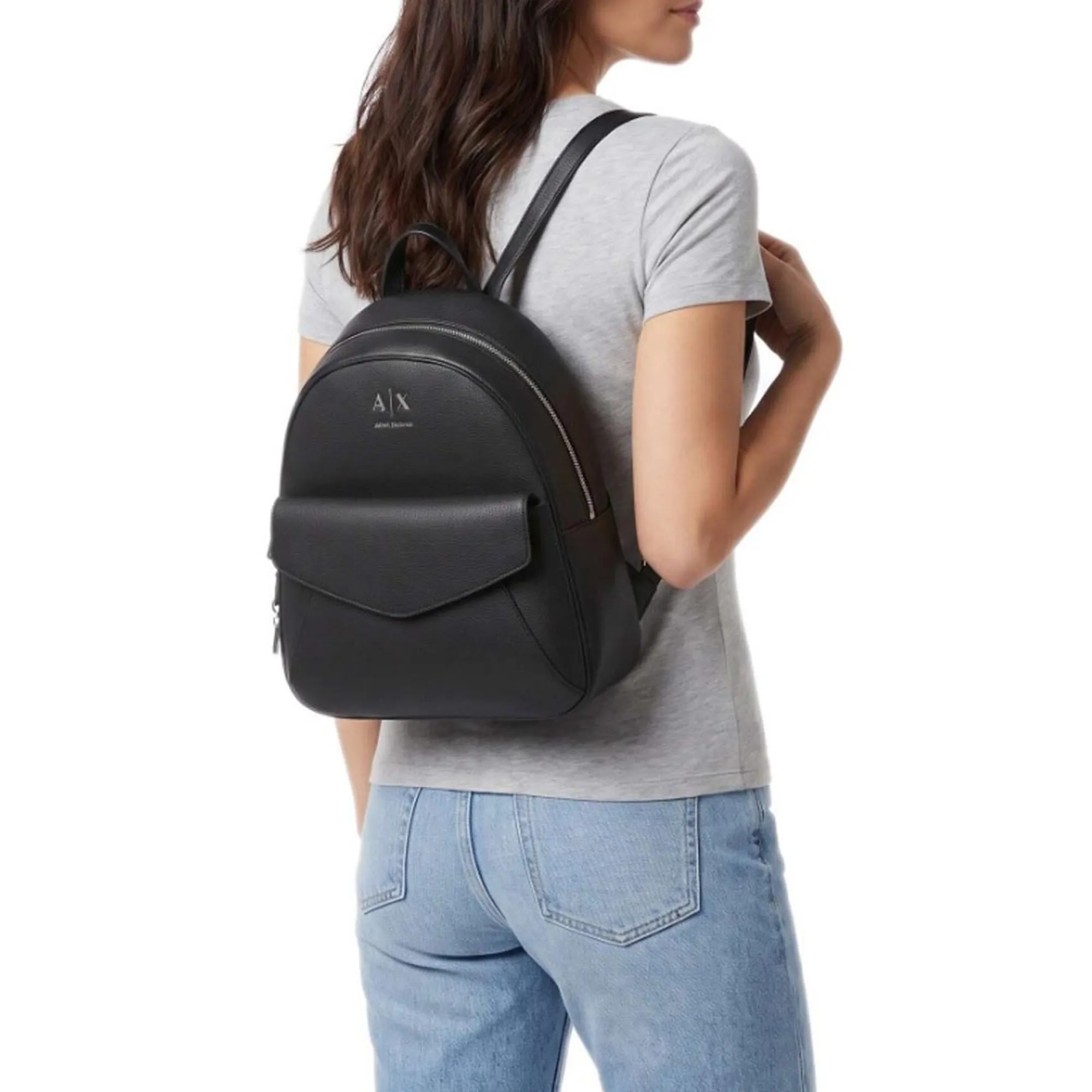 Armani Exchange Zaino Isabel Effetto Pelle Nero Xw003148Af26569 194559