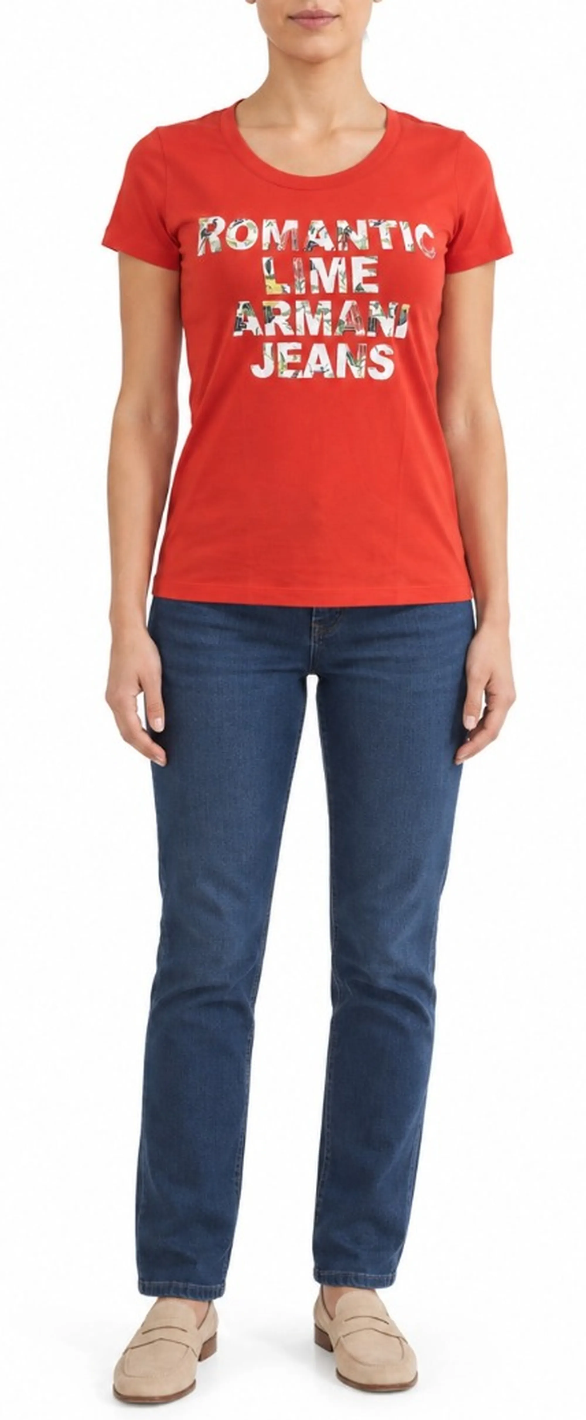 Armani Jeans B'T-Shirt' Red A5H47Le 198323