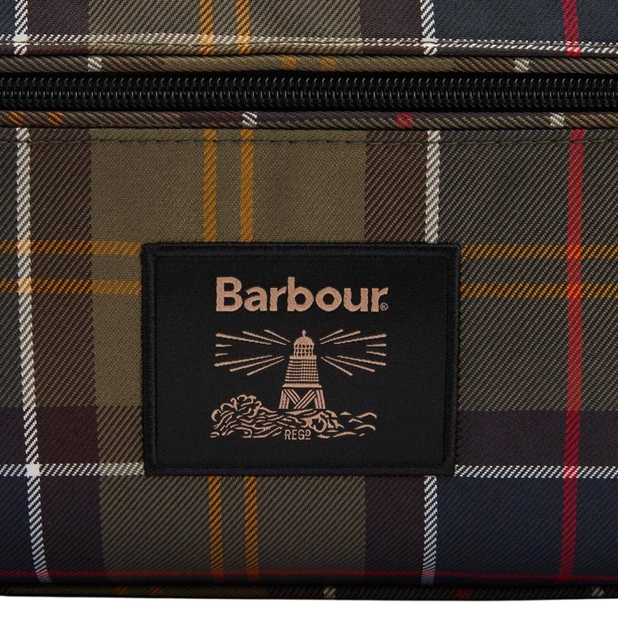 Barbour Beauty Case Tartan Verde Mac0396 187817