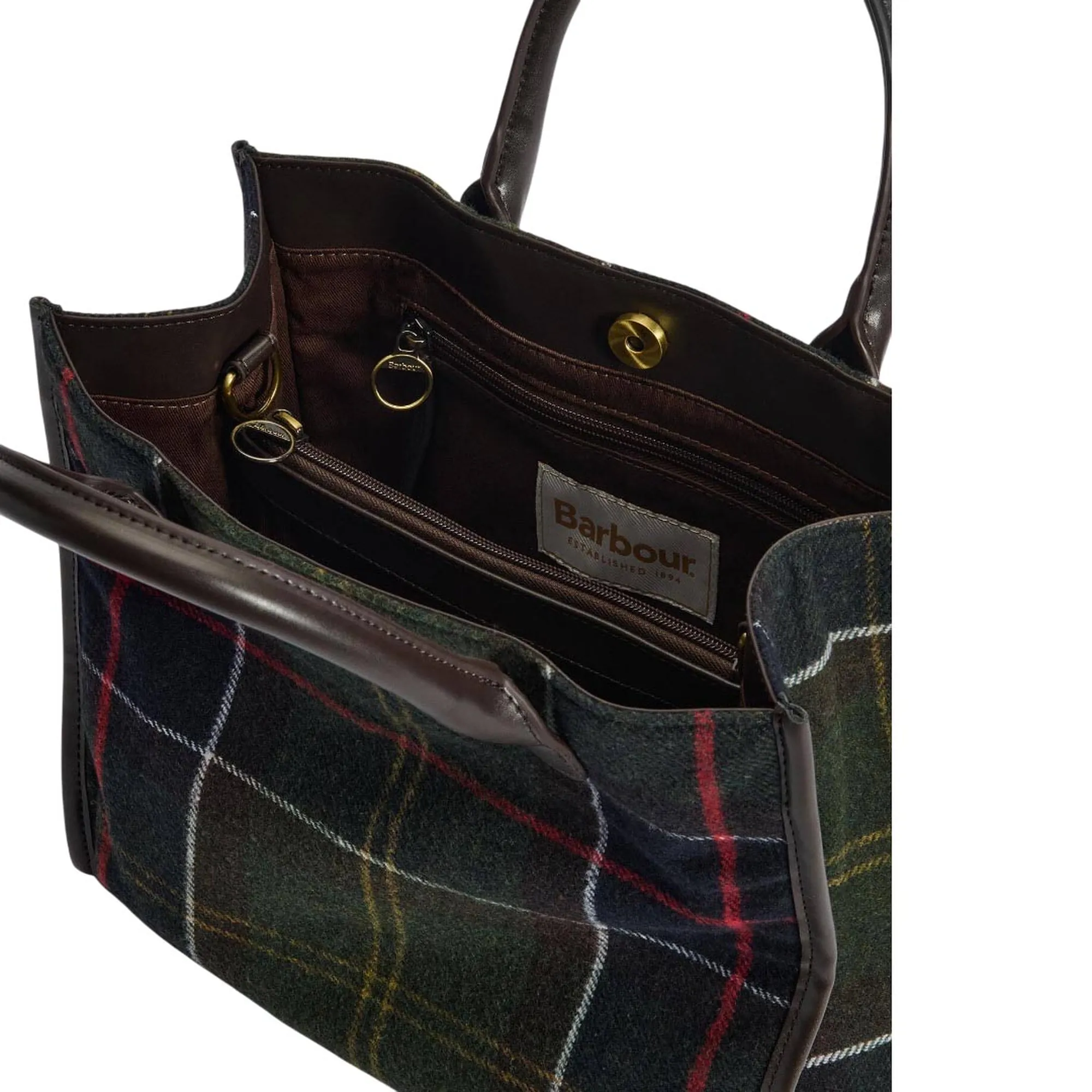 Barbour Borsa Barrhill Tartan Olive Lba0423 187623