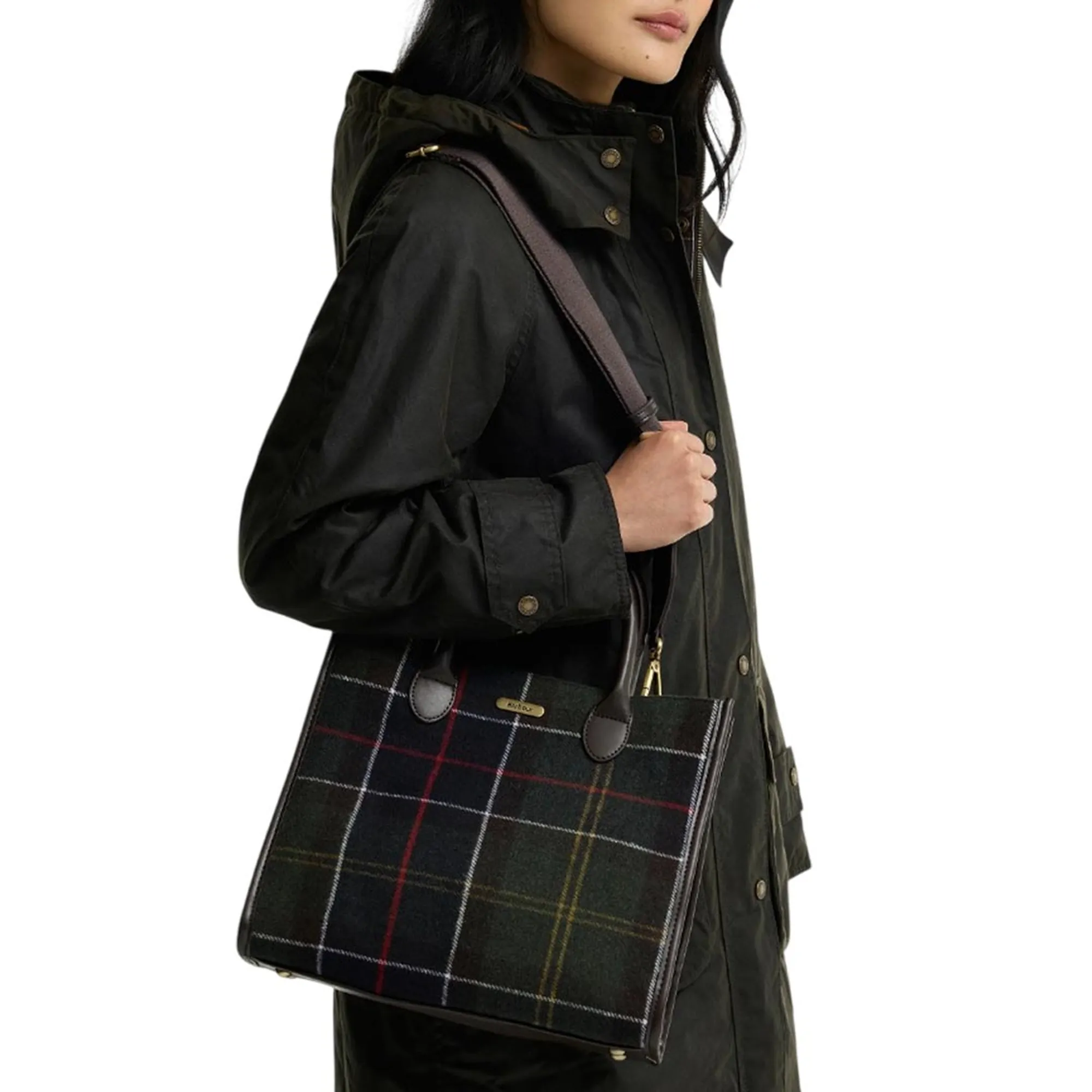 Barbour Borsa Barrhill Tartan Olive Lba0423 187627