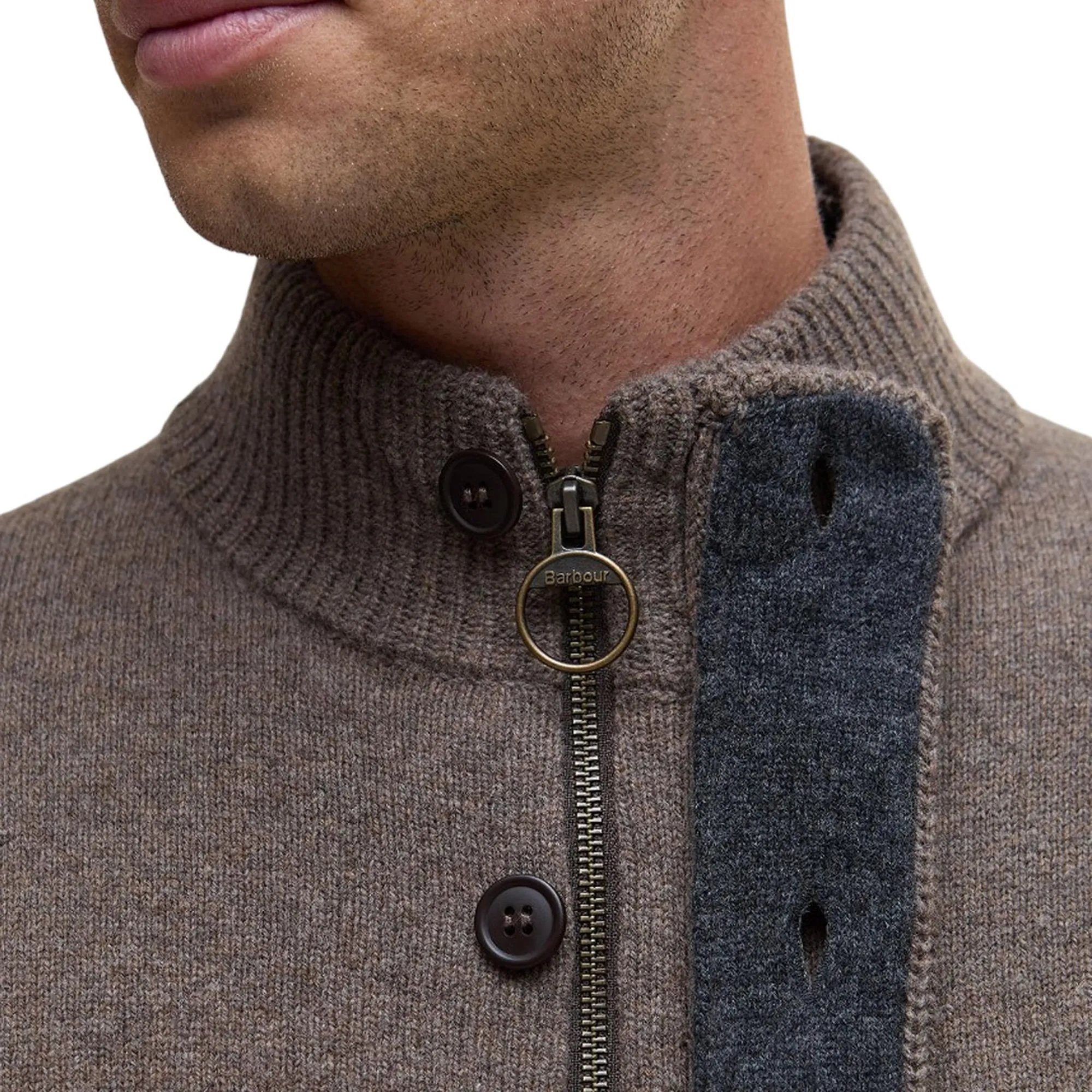 Barbour B'Cardigan ' Hazelnut Mkn0731 160559