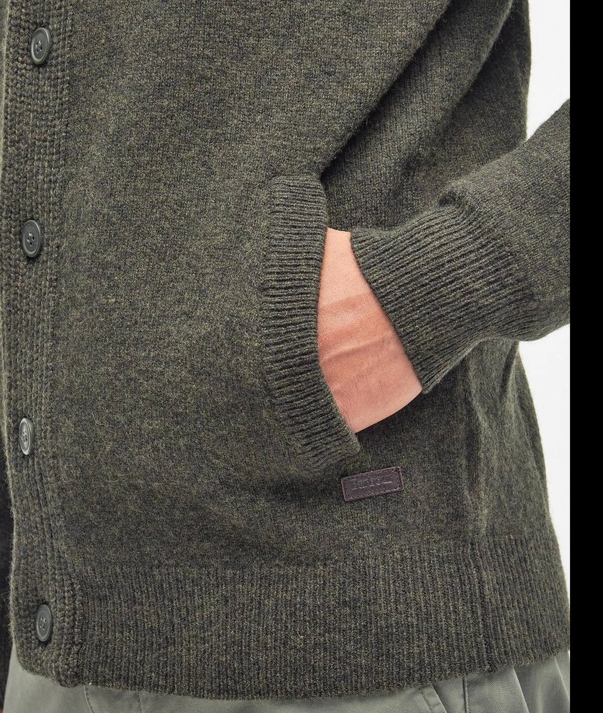 Barbour Cardigan Seaweed Mkn0731 195930