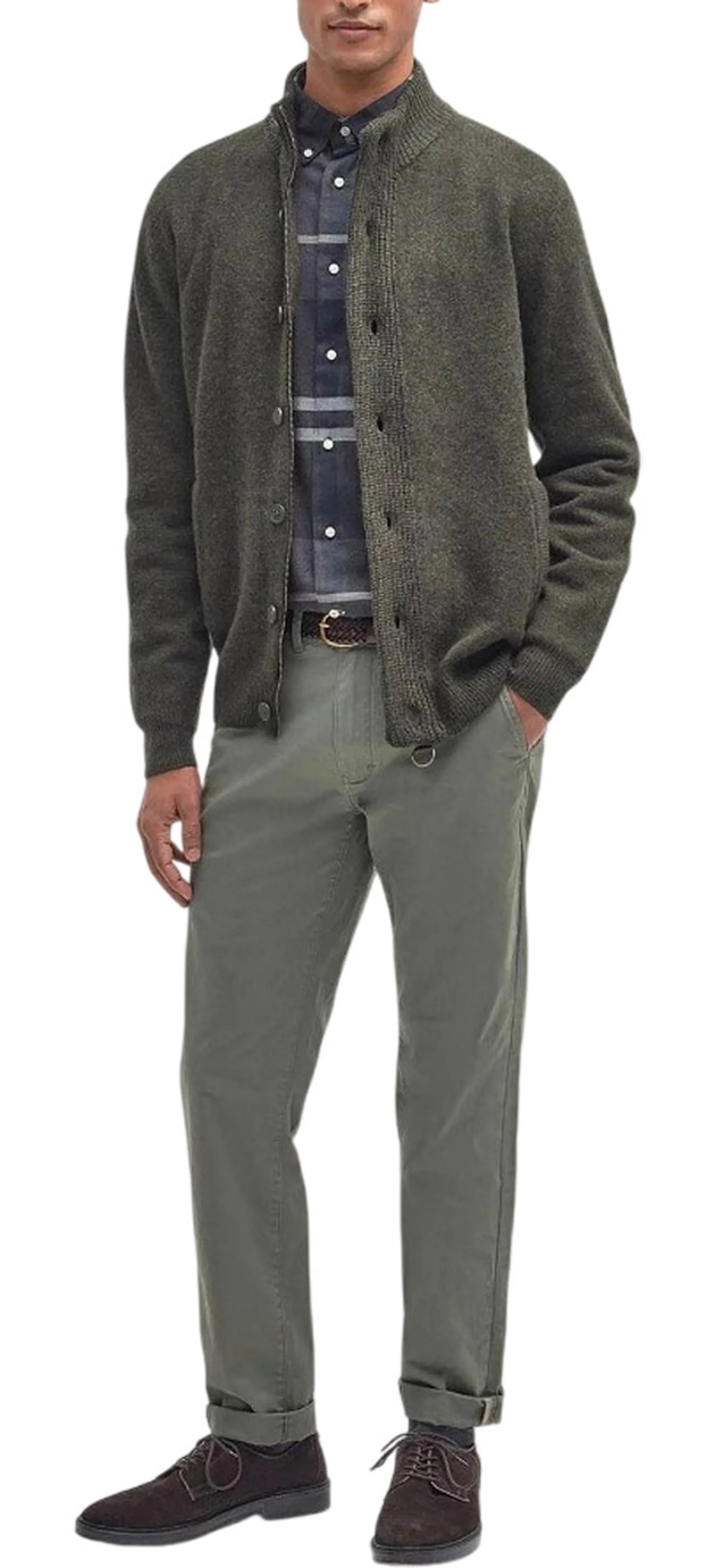 Barbour Cardigan Seaweed Mkn0731 196120
