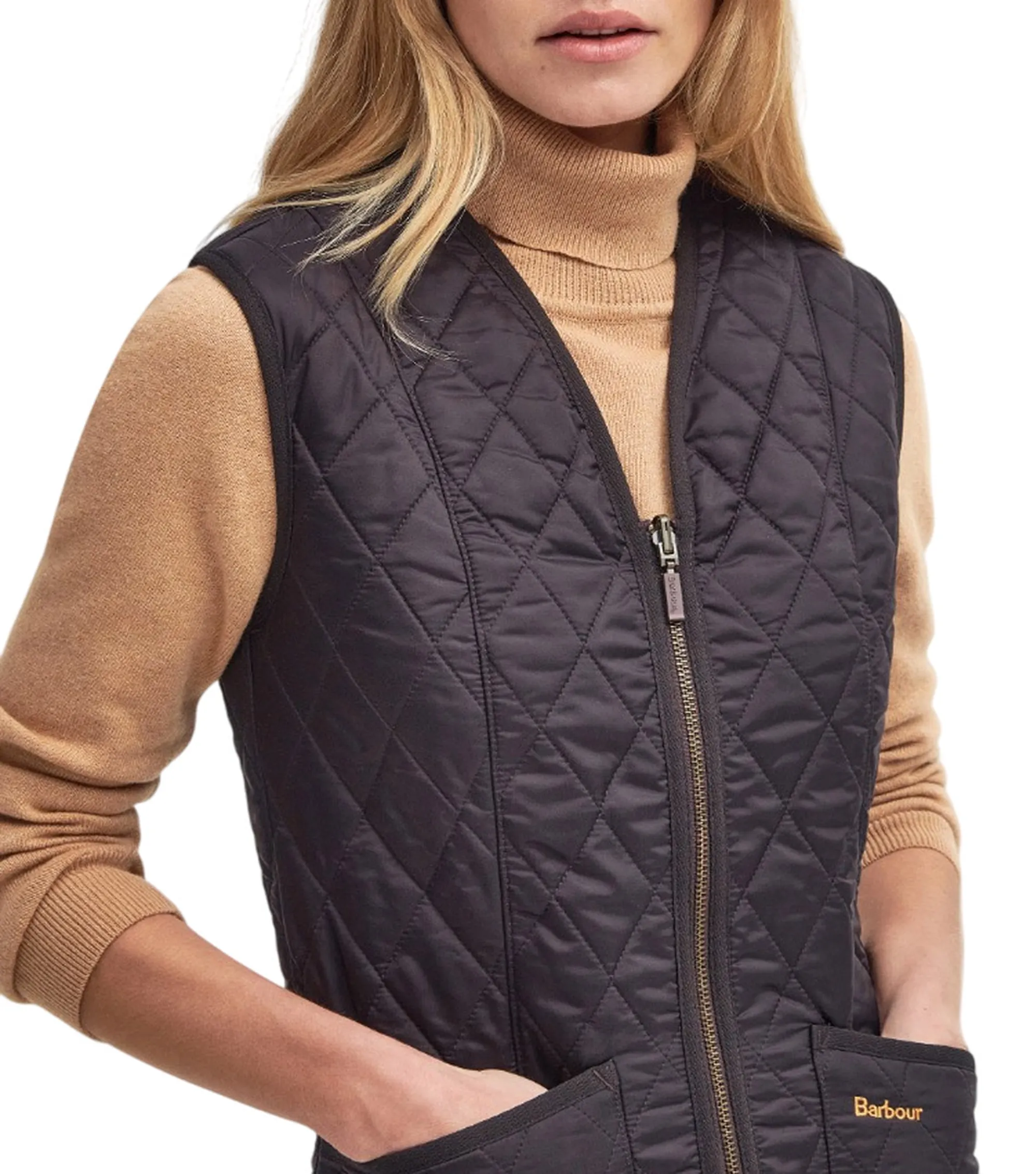 Barbour B'Gilet Betty' Brown Lli0003 161166