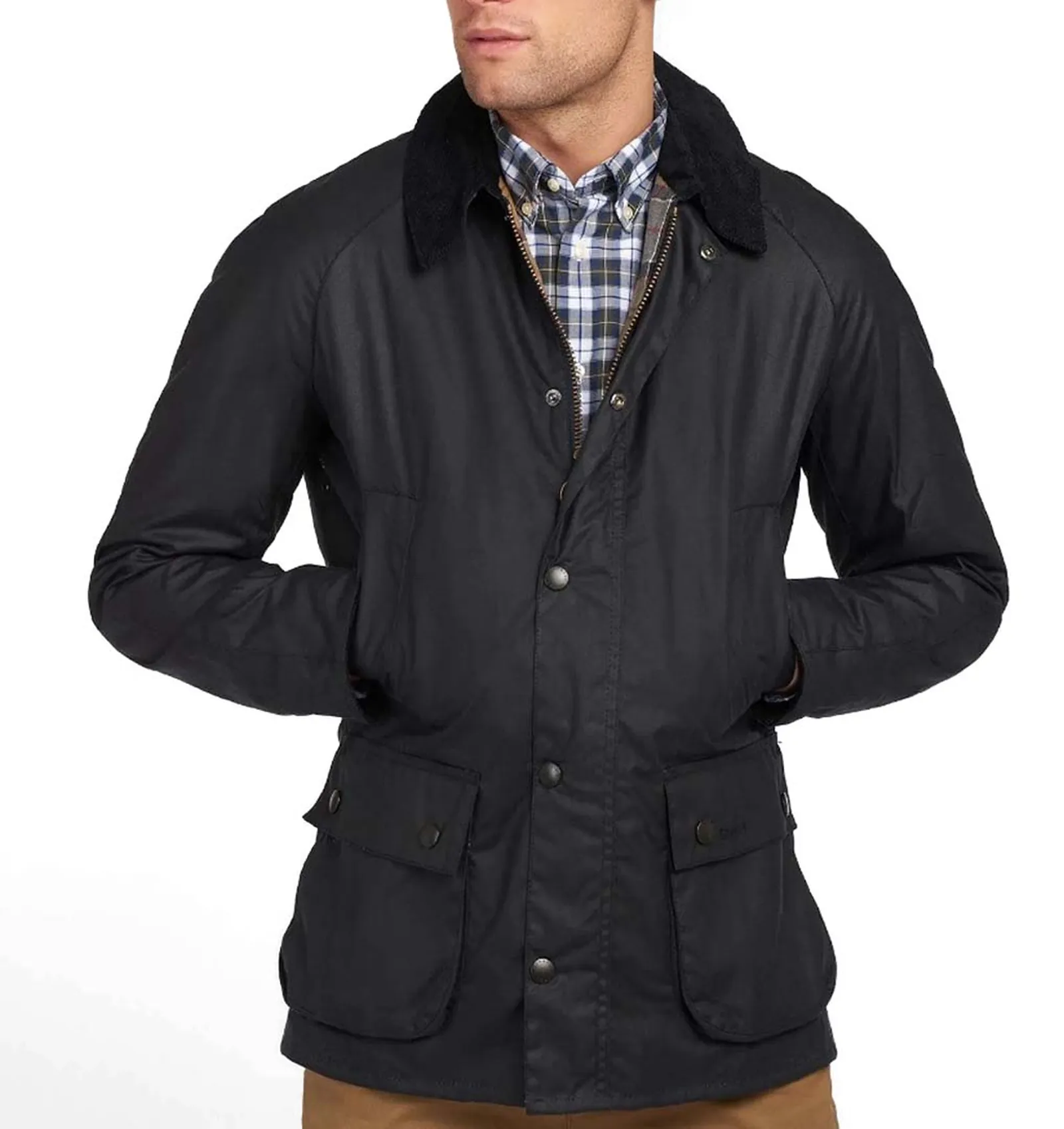 Barbour Giubbino Ashby Wax Blu Mwx0339 103506
