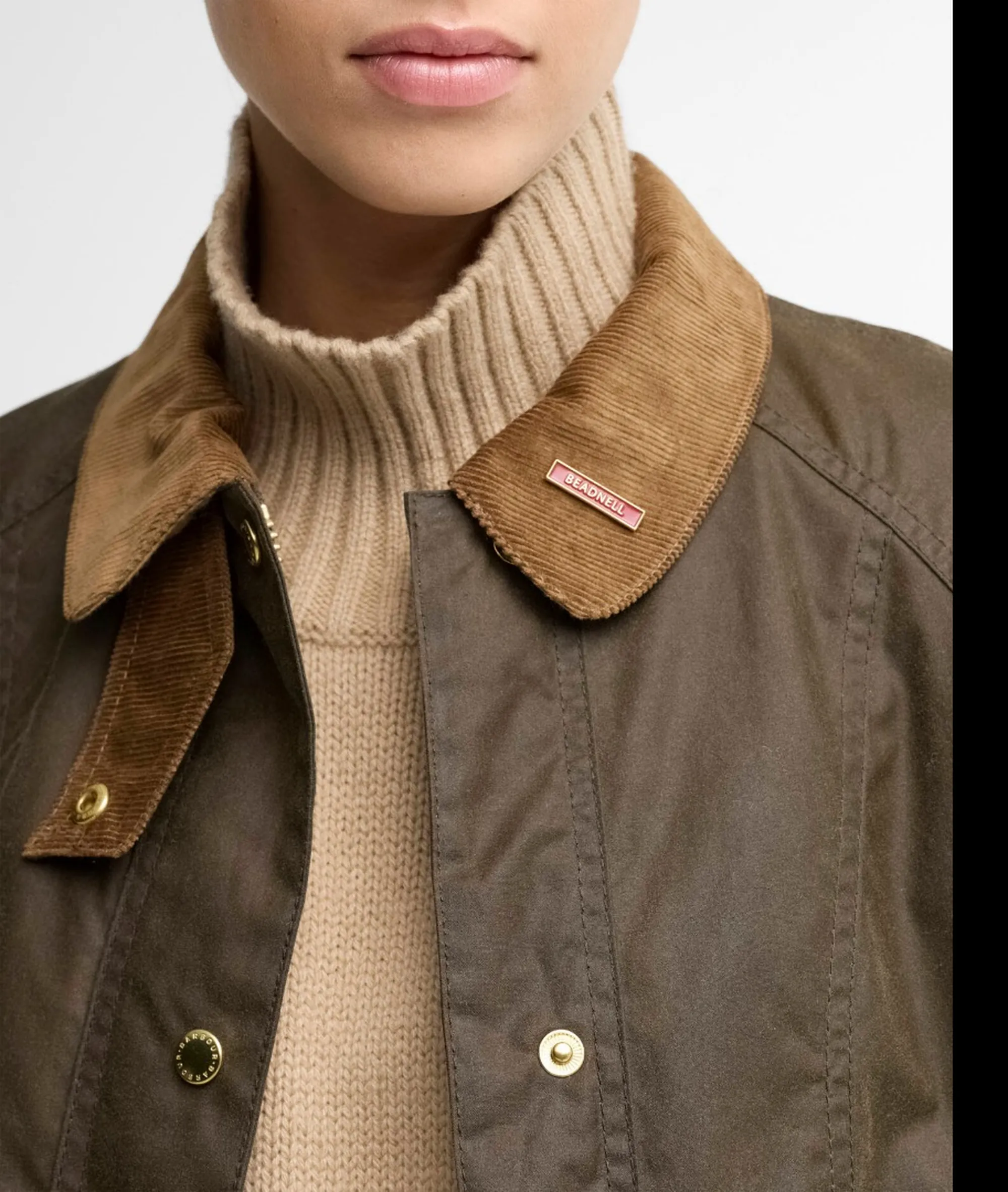 Barbour B'Beadnell Wax Jacket' Beech Lwx1596 195885