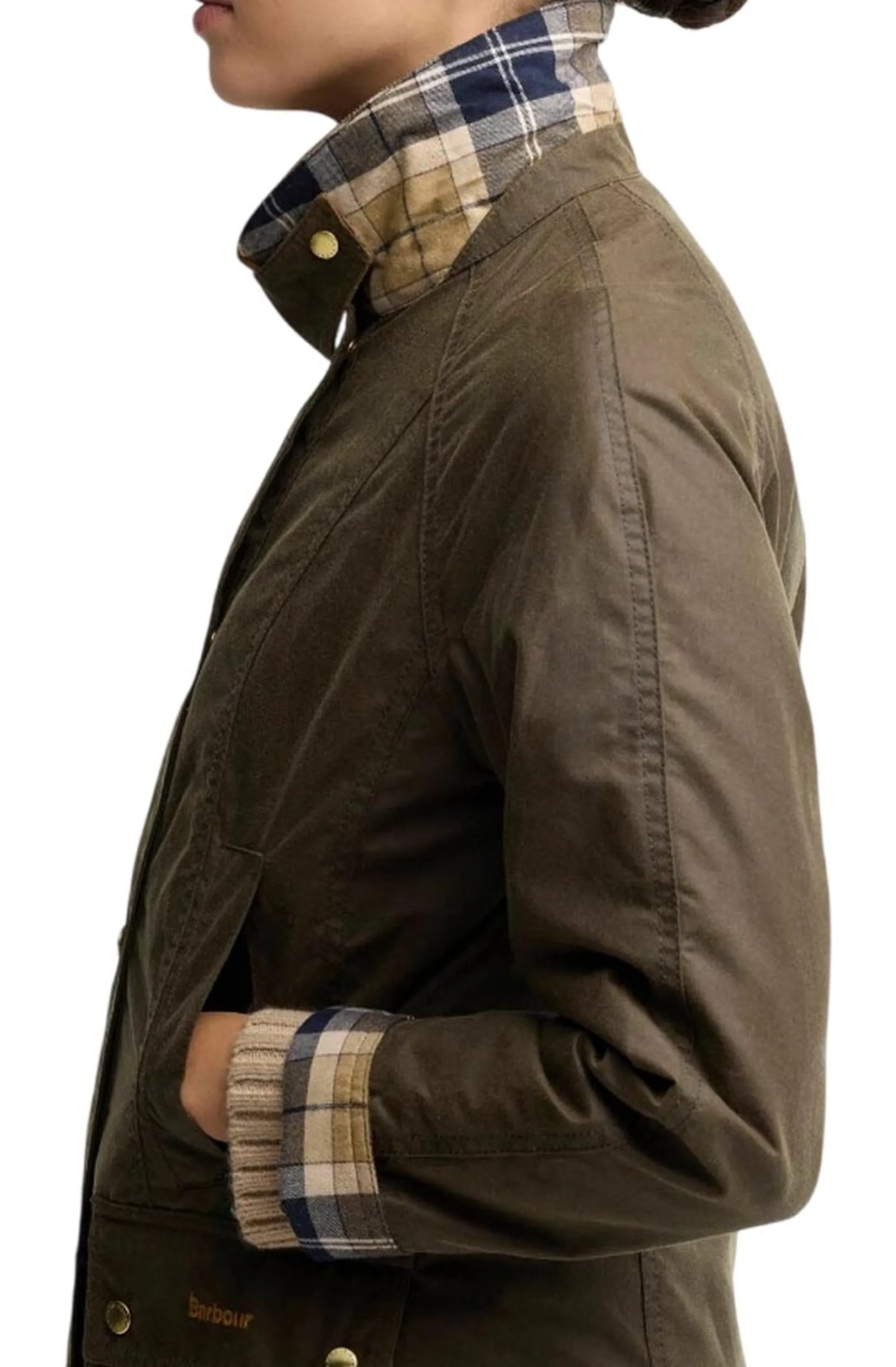 Barbour Giubbino Beadnell Wax Beech Lwx1596 196123