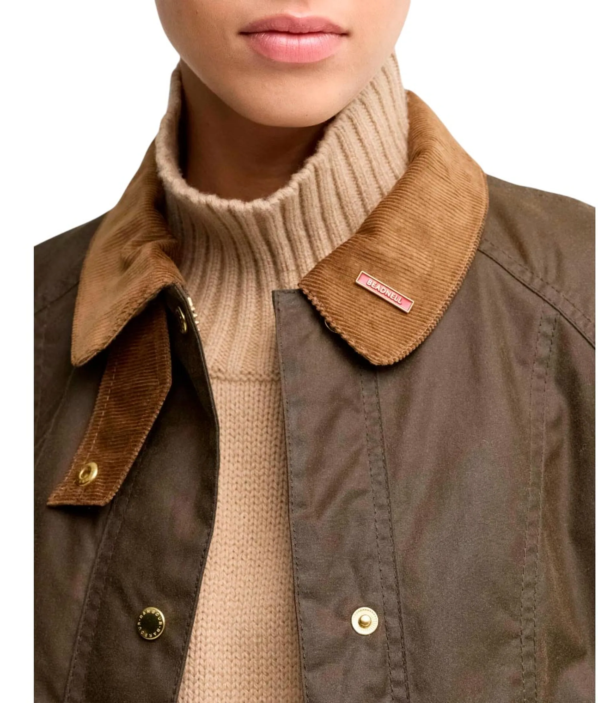 Barbour Giubbino Beadnell Wax Beech Lwx1596 196124