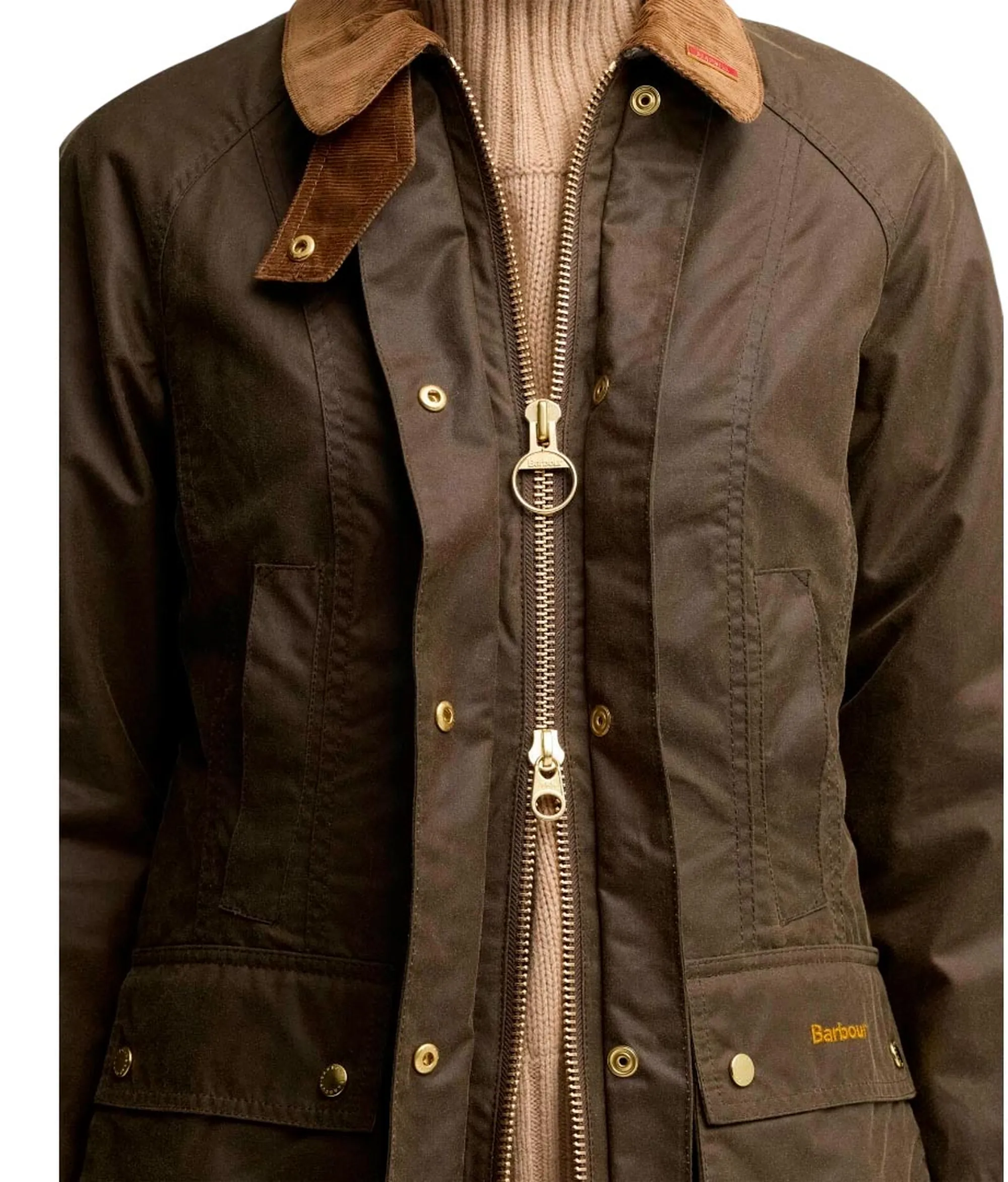 Barbour Giubbino Beadnell Wax Beech Lwx1596 196125
