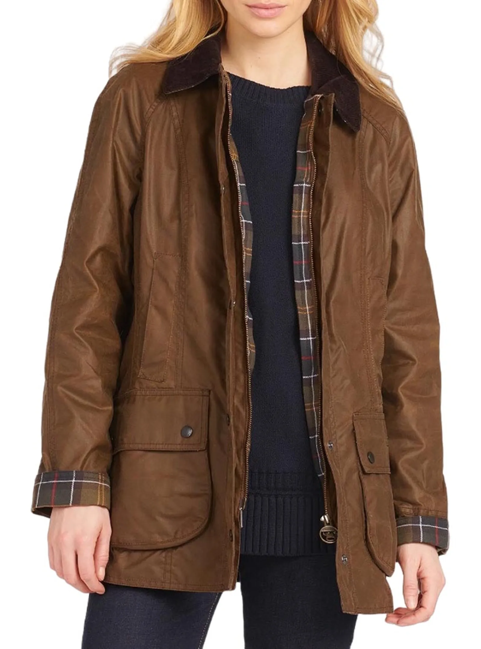 Barbour Giubbino Beadnell Wax Marrone Lwx0667 95927