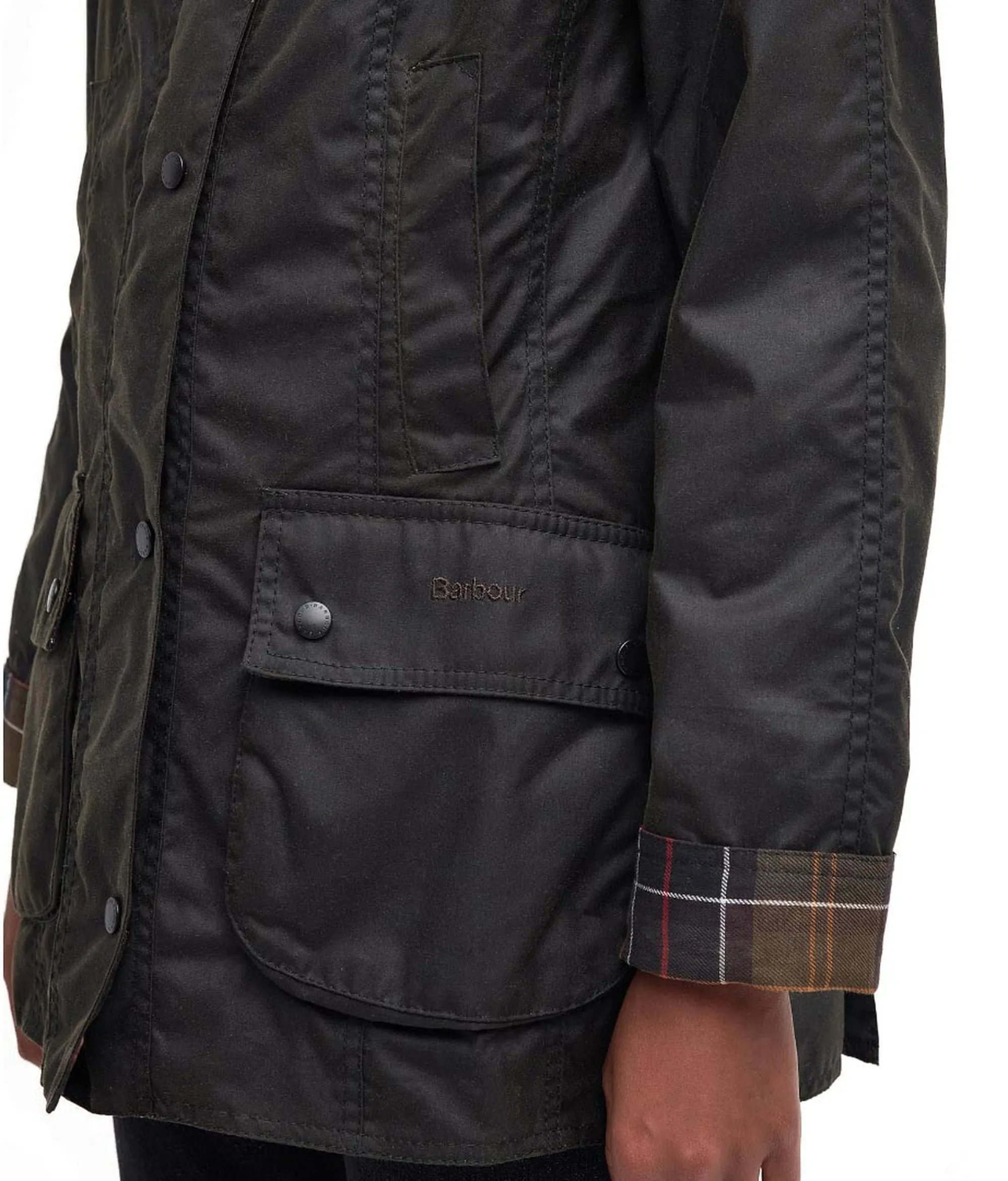 Barbour B'Beadnell Wax Jacket' Olive Lwx0668 160341