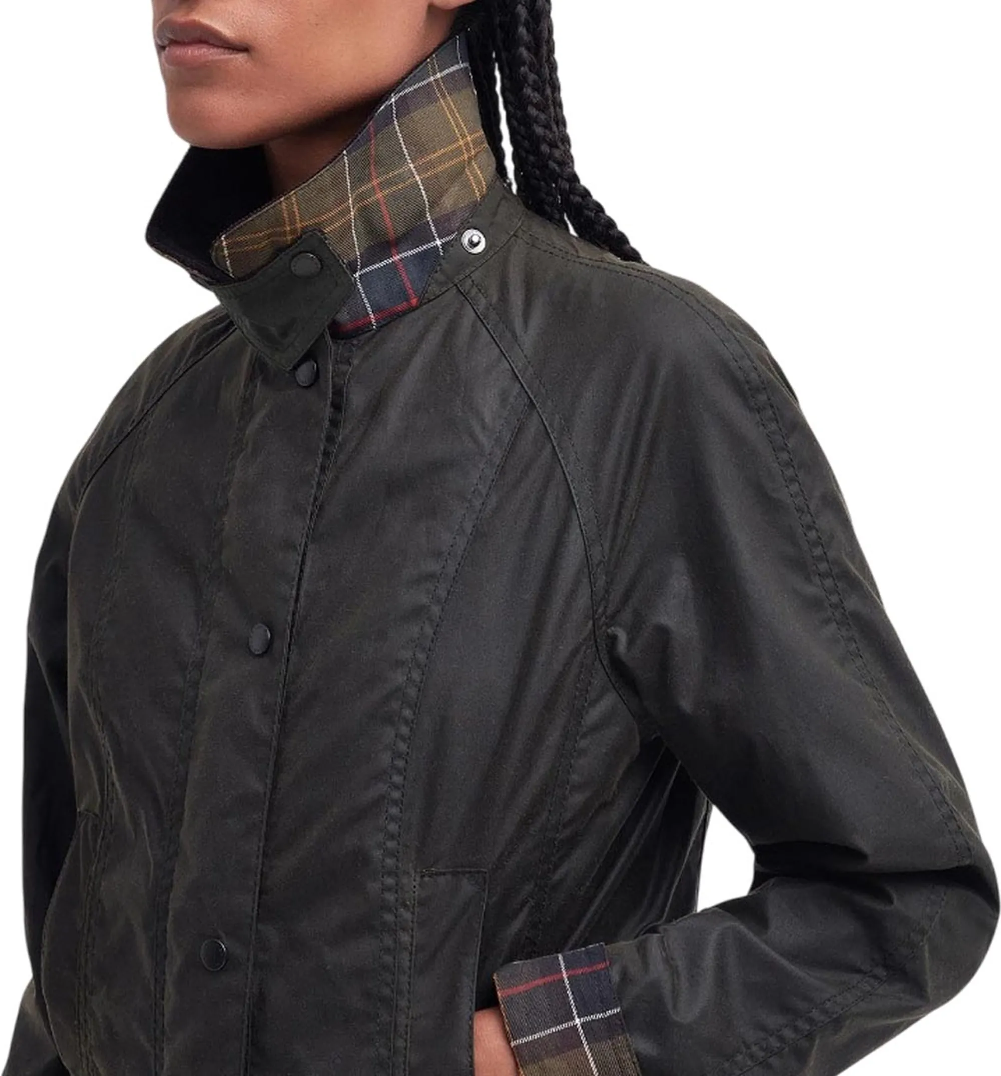 Barbour B'Beadnell Wax Jacket' Olive Lwx0668 160343