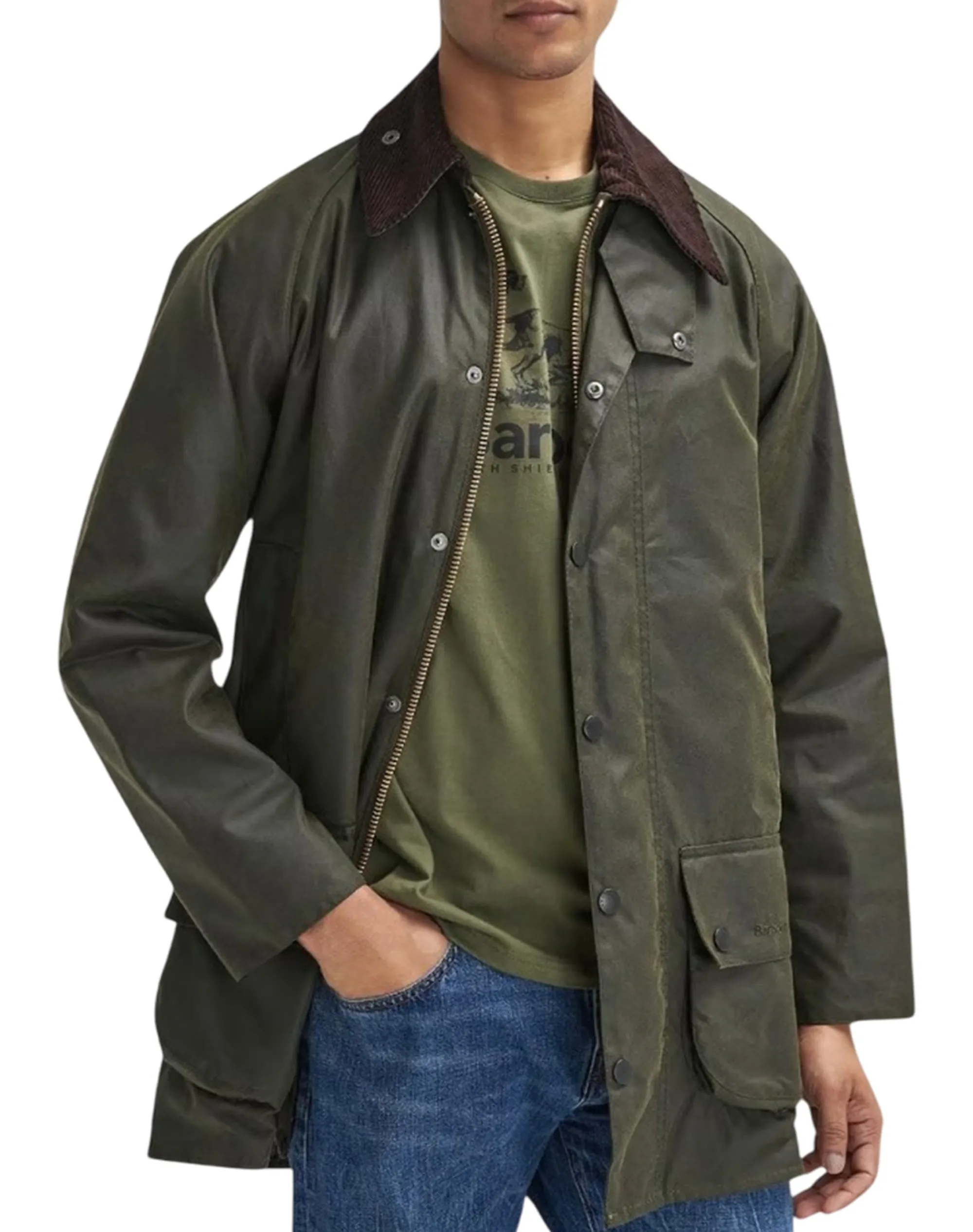 Barbour B'Beaufort Wax Jacket' Olive Mwx0017 169216