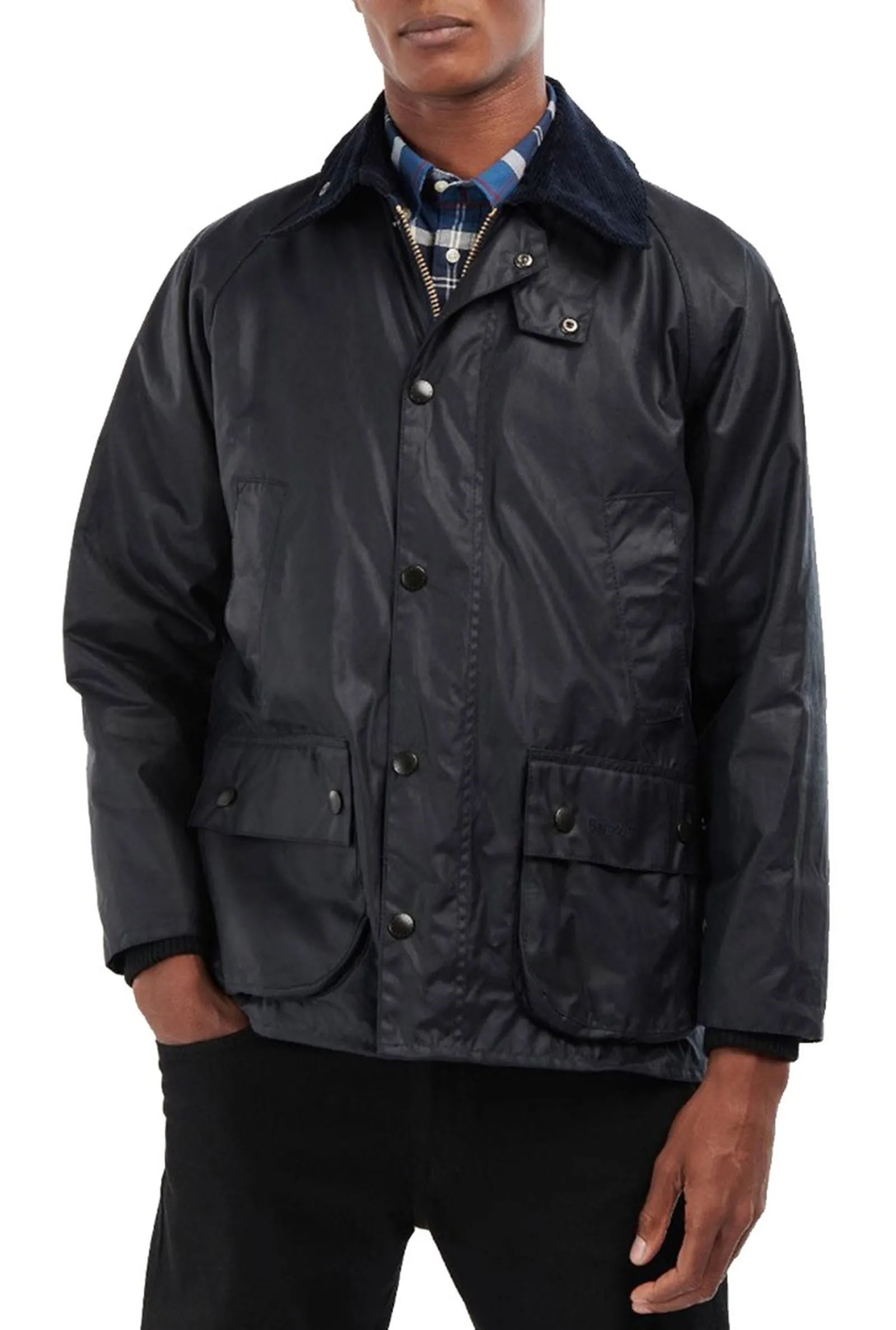 Barbour Giubbino Bedale Wax Blu Mwx0018 72076