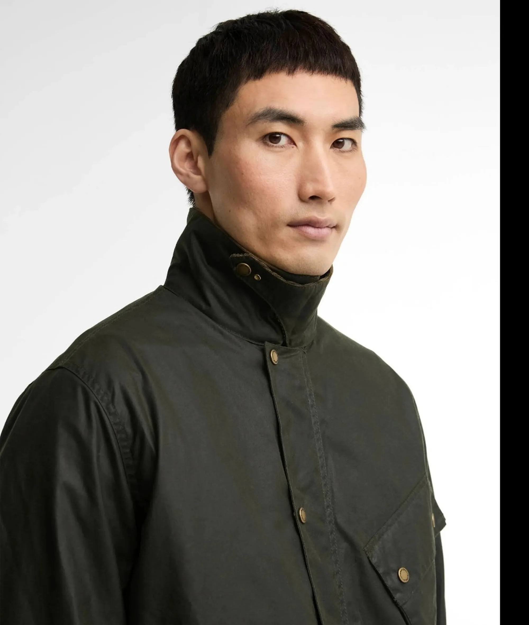 Barbour B'Brake Wax Jacket' Fern Mwx2598 195857